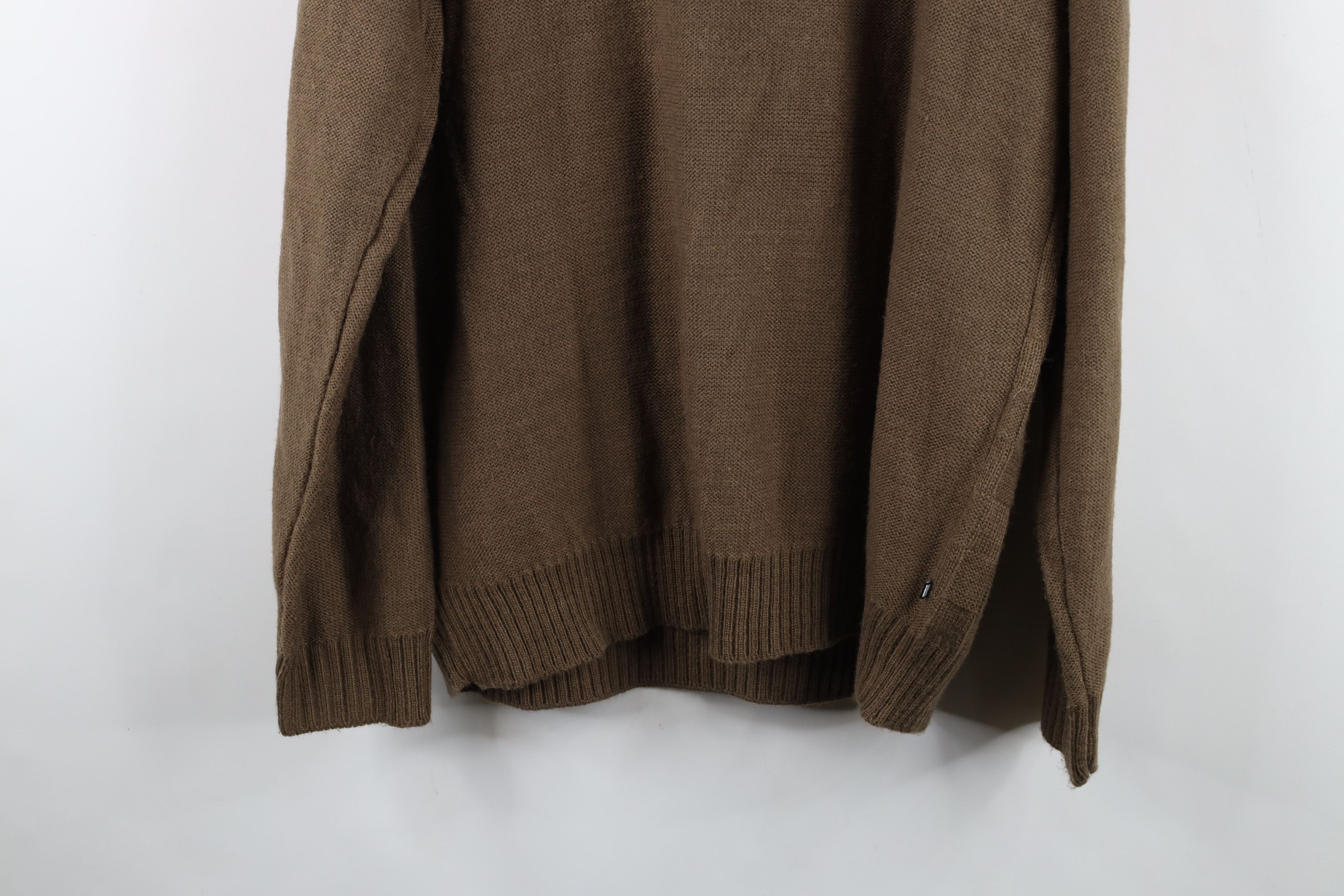 Vintage Vintage 90s Streetwear Checkered Knit Crewneck Sweater Brown Size US XL / EU 56 / 4 - 13 Thumbnail