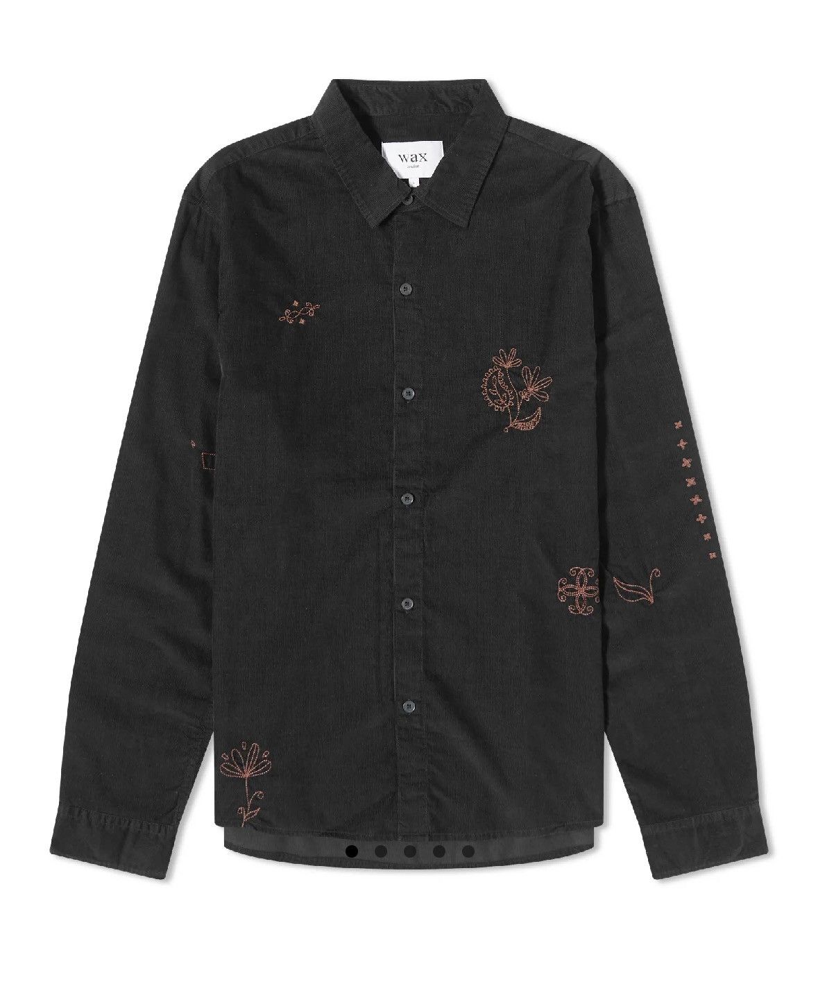 Wax London Wax London Doodle Cord Embroidered Long Sleeve Shirt - Small Size US S / EU 44-46 / 1 - 1 Thumbnail