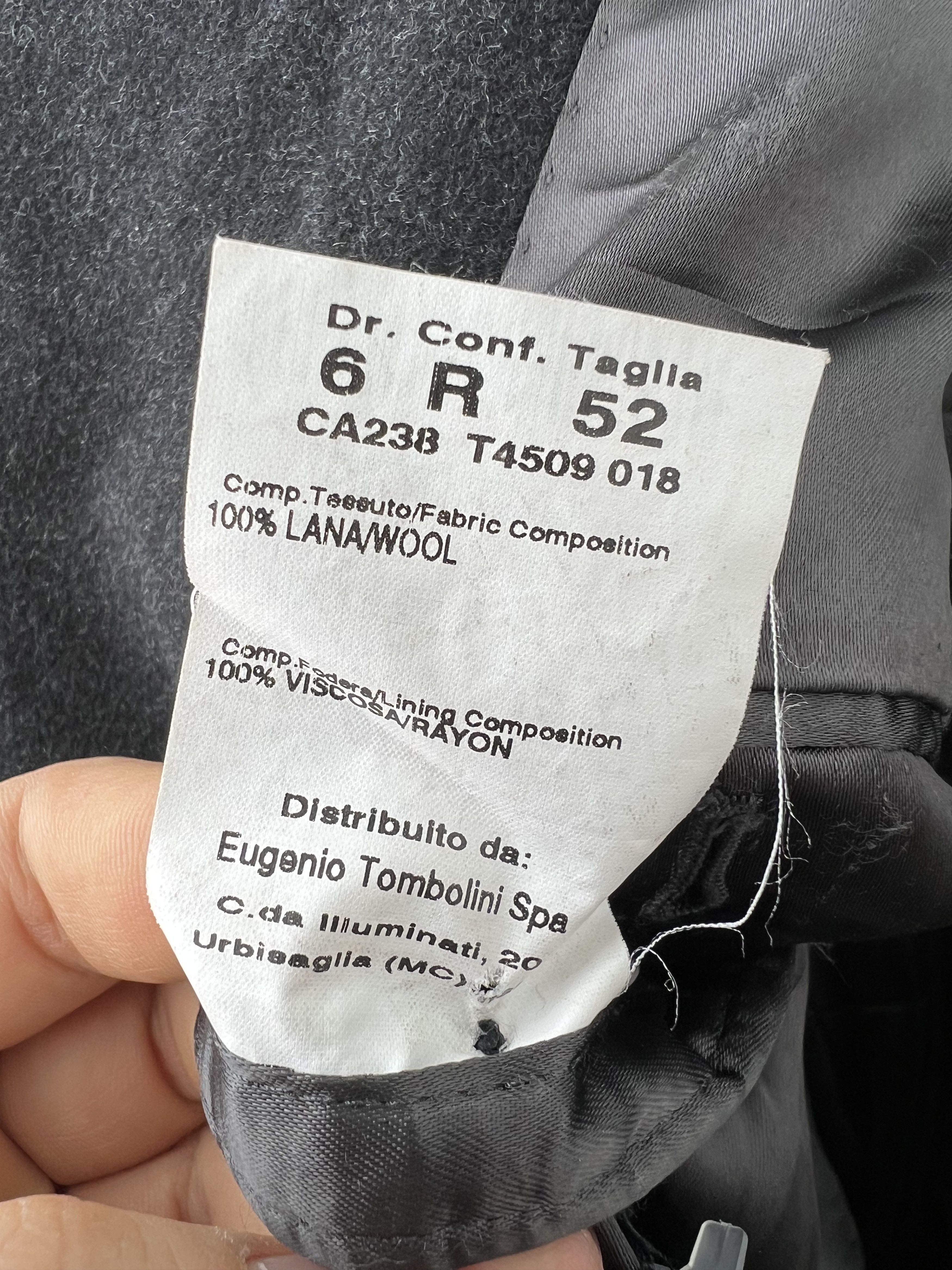 Cerruti 1881 Cerruti 1881 Wool Coat 52 Size US L / EU 52-54 / 3 - 6 Thumbnail