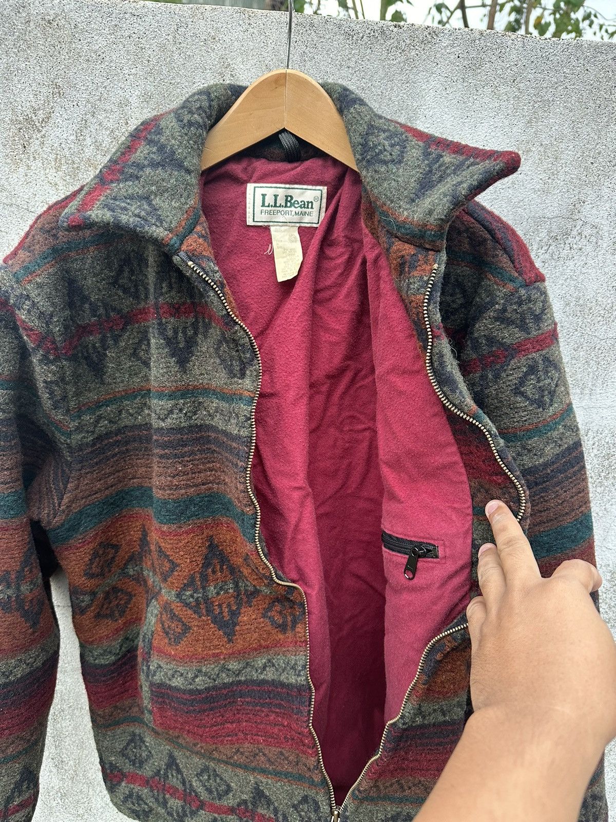 L.L. Bean Vintage 80s LL bean wool native jacket Size US M / EU 48-50 / 2 - 6 Thumbnail