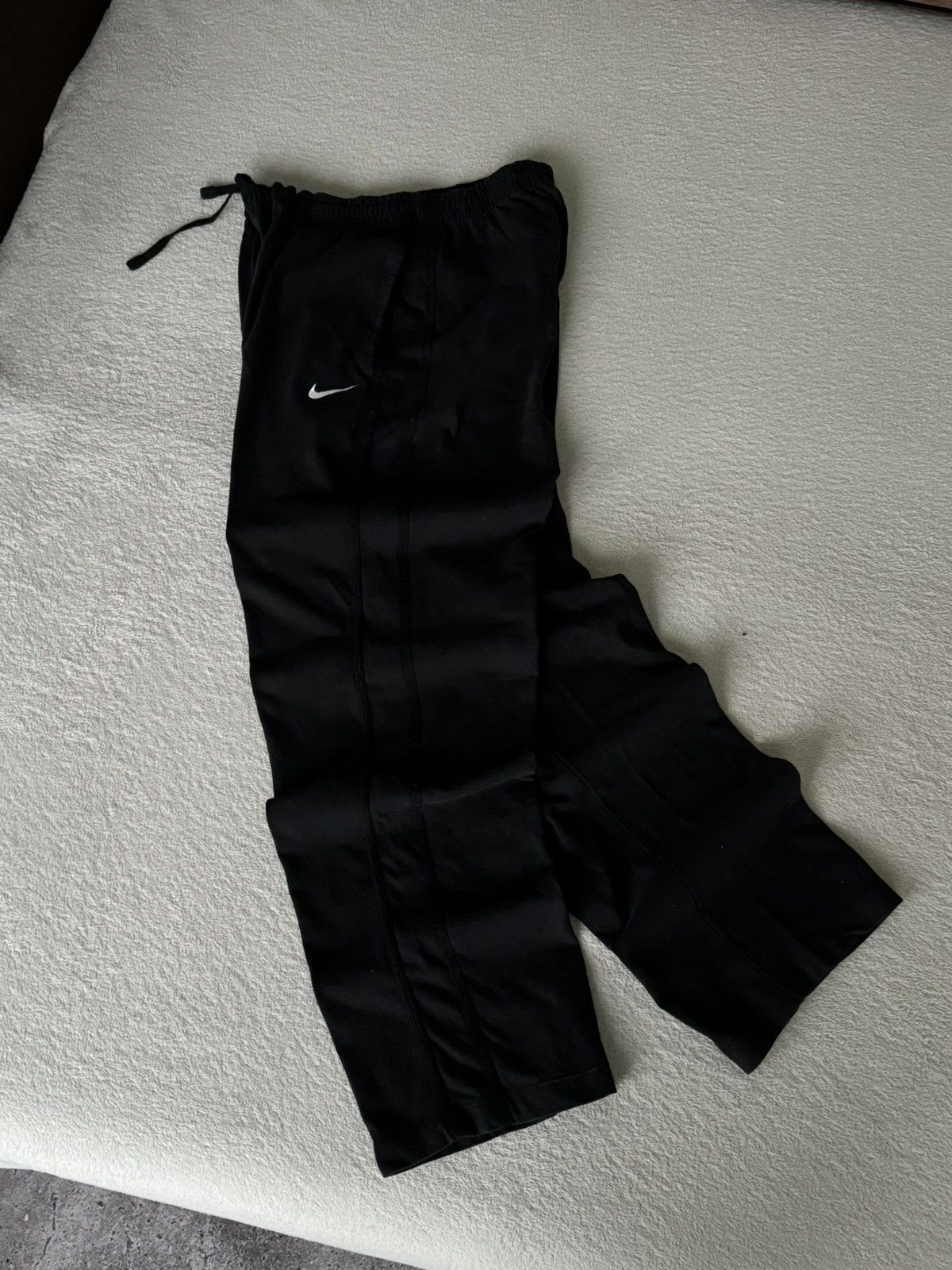 Nike × Vintage Vintage Nike Y2K swoosh cotton pants Size US 32 / EU 48 - 3 Thumbnail