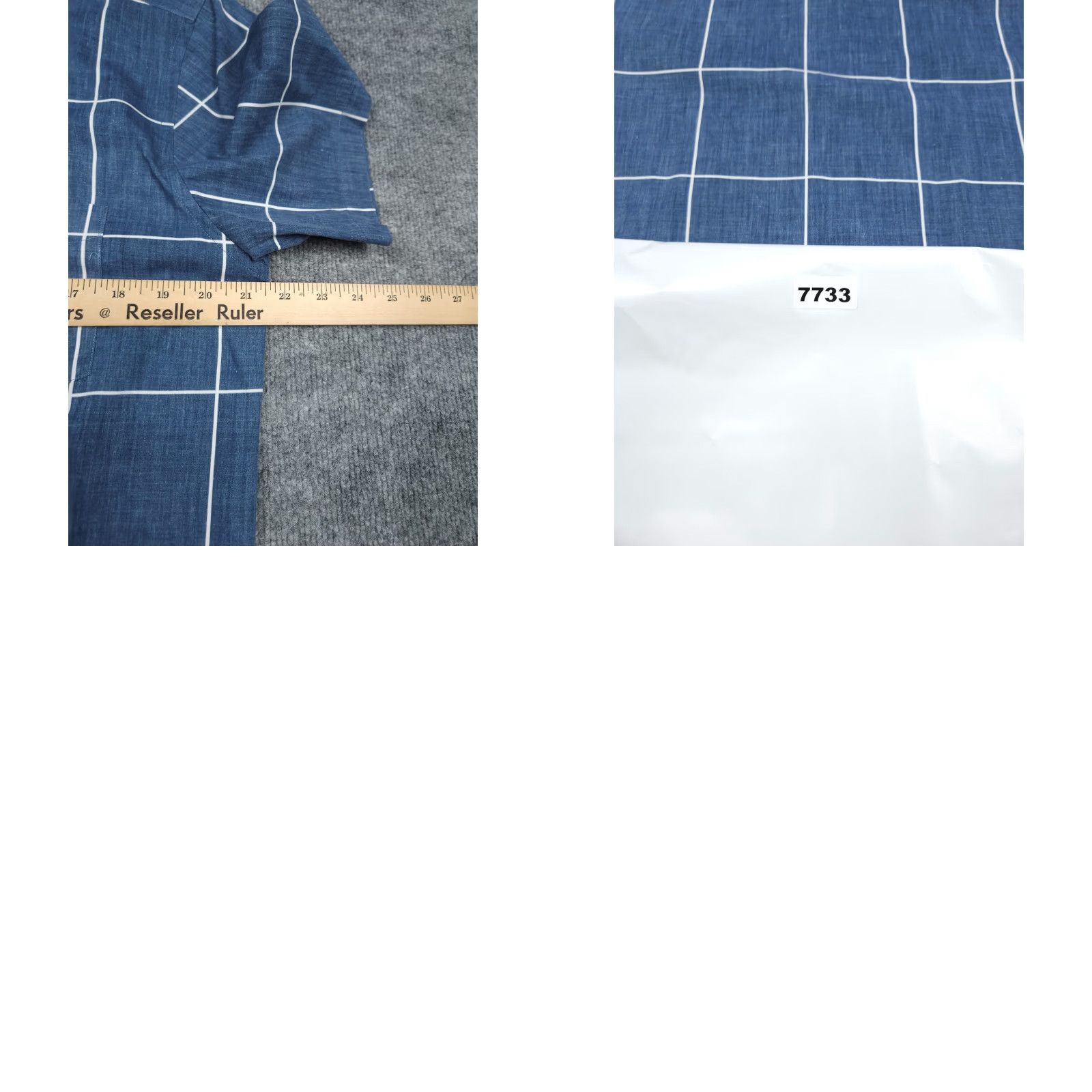 Saturdays NYC Saturdays NYC Shirt Men's Large Blue Plaid Short Sleeve Button-Up Oxford Button-Down Collar Oxford Shirt Casual Size US L / EU 52-54 / 3 - 8 Thumbnail