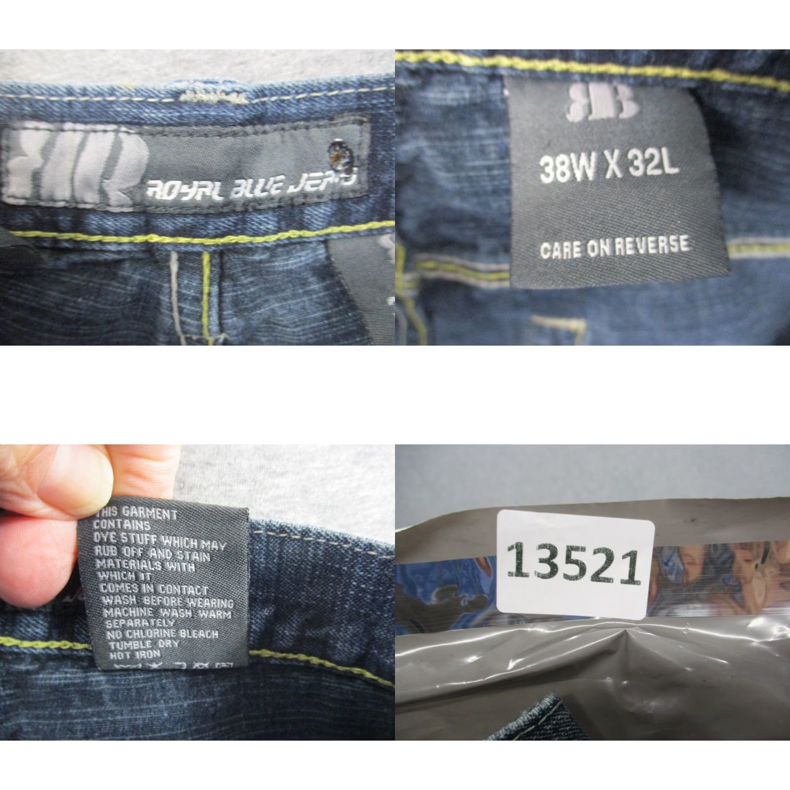 Royal Robbins VINTAGE Royal Robbins Jeans 36x30 Men Blue Denim Hip Hop Baggy Wide-Leg Jeans Size US 36 / EU 52 - 9 Thumbnail