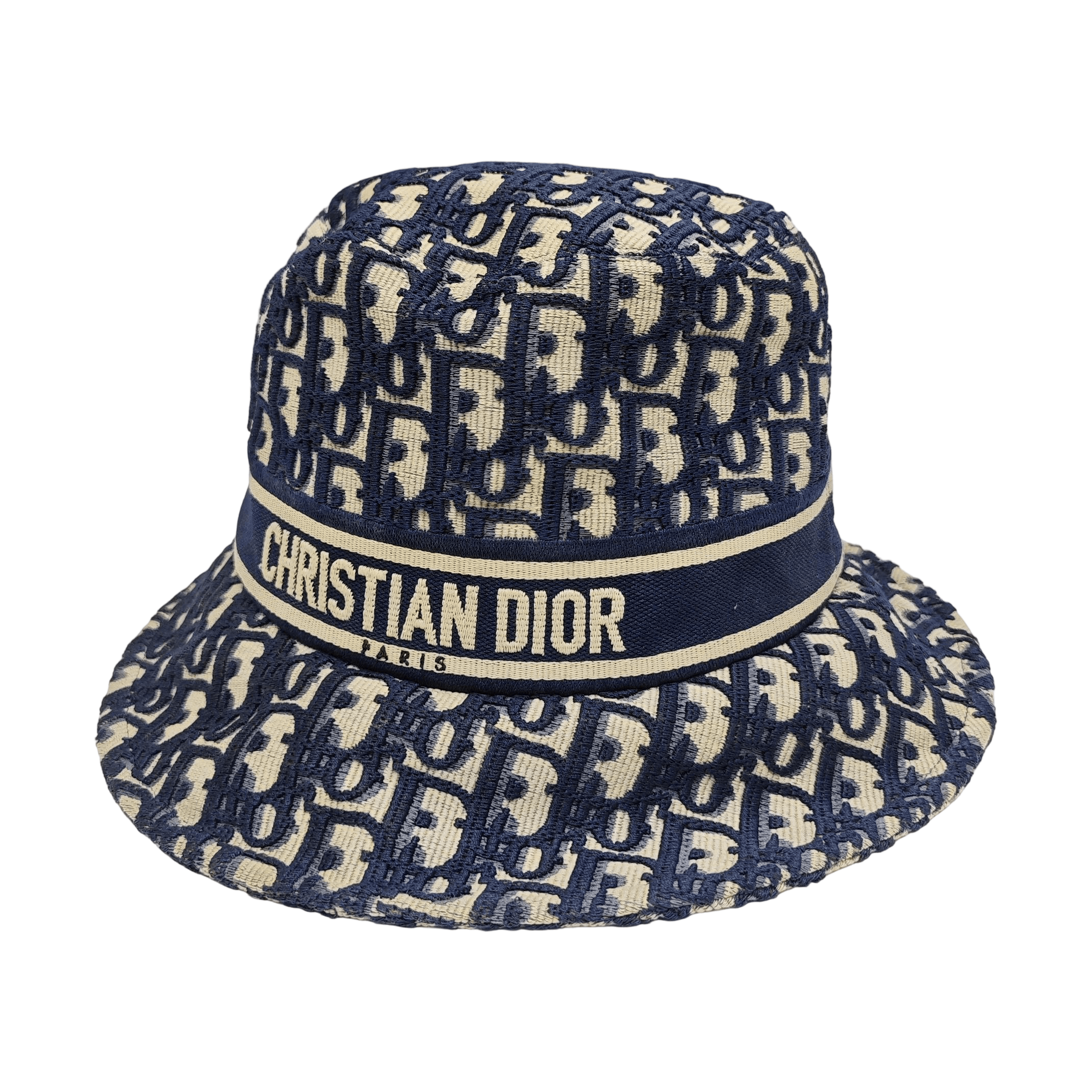 Dior Christian Dior Dior D Bobby Bucket Hat Bob Embroidery Cotton