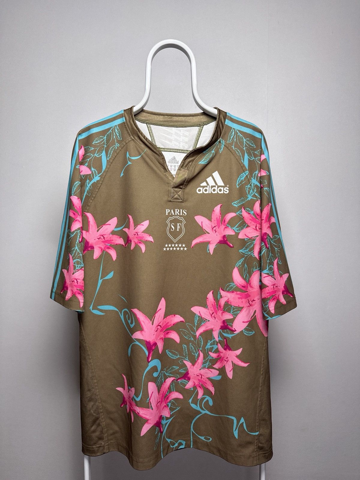 Adidas Rugby Union Shirt 2007/08 Jersey Stade Francais Paris