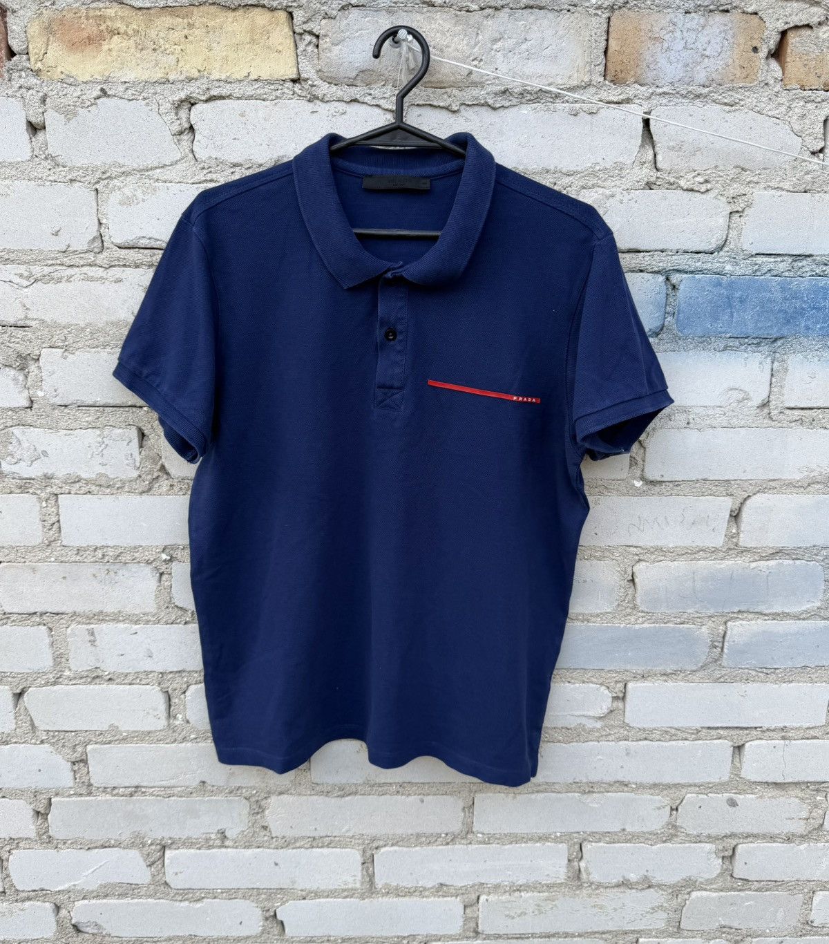 Prada Prada Milano Logo Polo Shirt Size US M / EU 48-50 / 2 - 2 Thumbnail