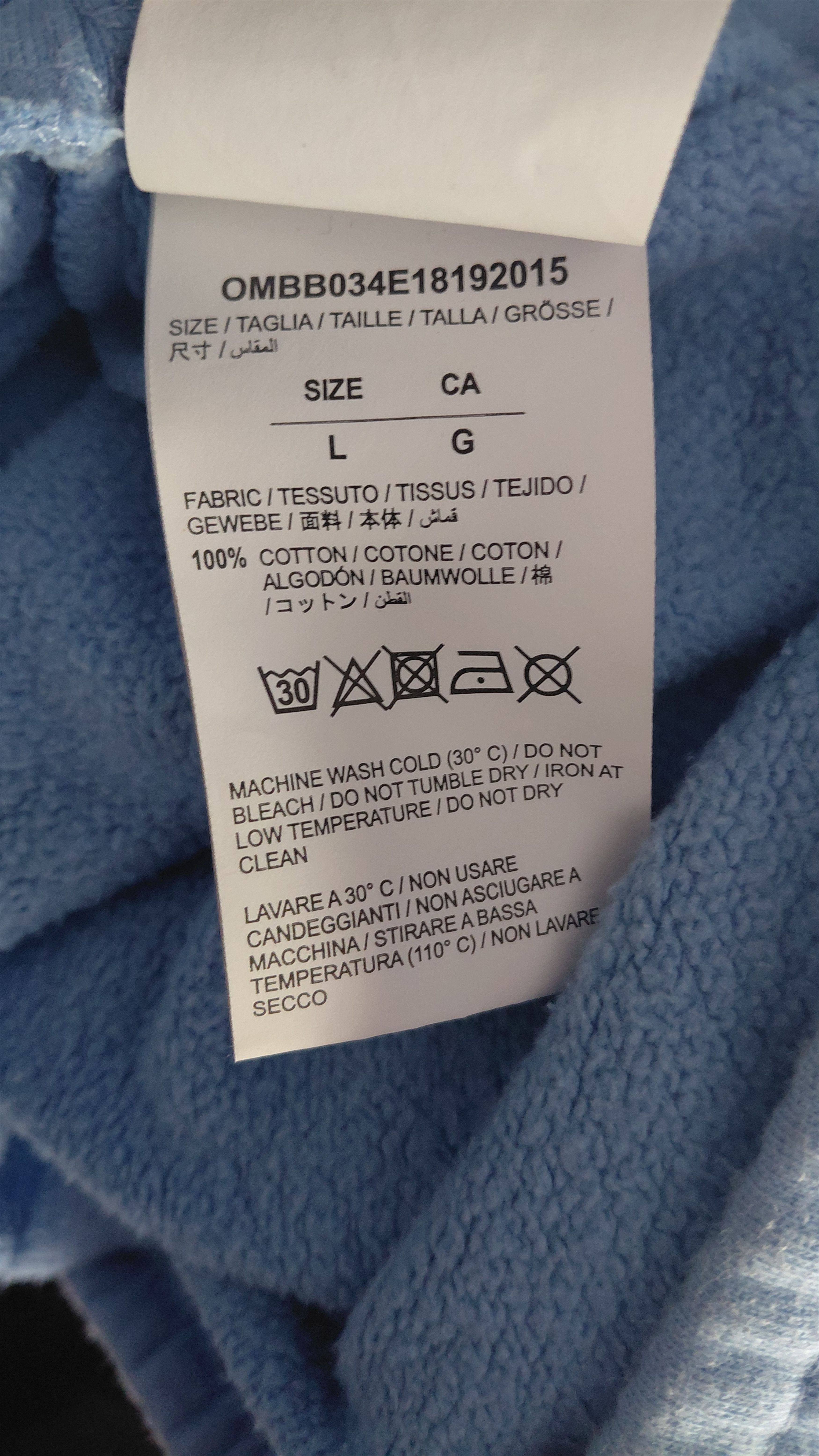 Off-White Off-White Liberty Hoodie Size US L / EU 52-54 / 3 - 5 Thumbnail