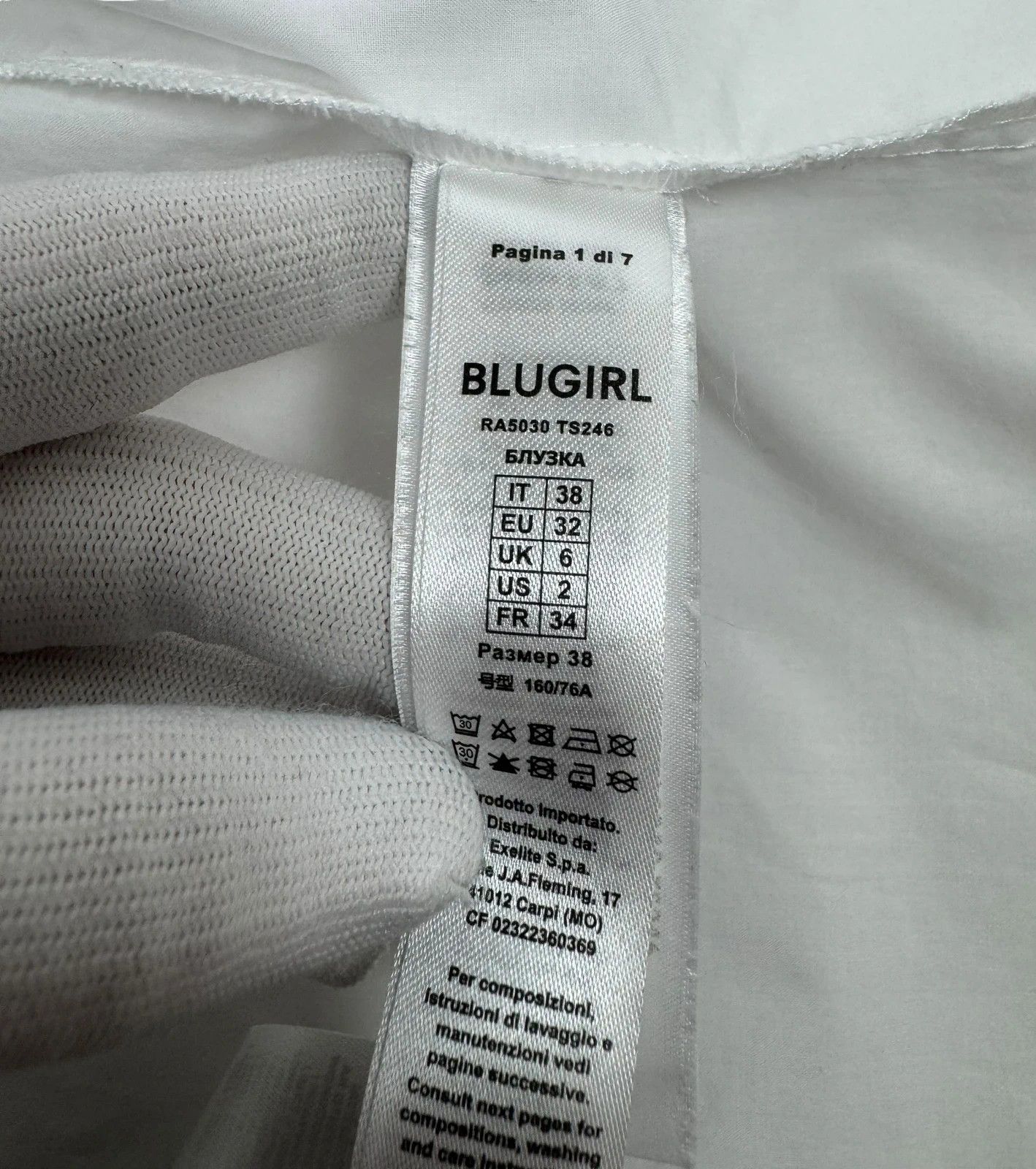 Blumarine Blugirl Blumarine Printed Shirt Flower size UK6 IT38 Size XS / US 0-2 / IT 36-38 - 14 Thumbnail