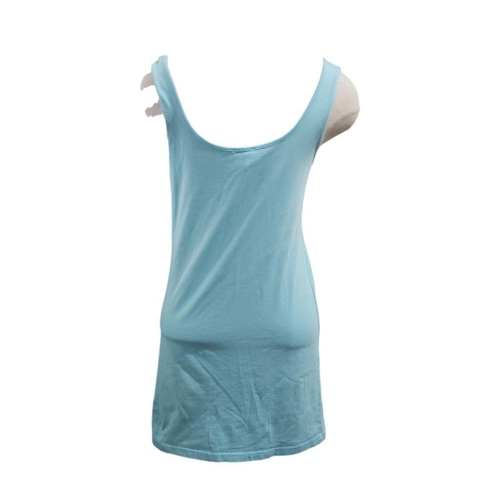 What Goes Around Comes Around CT1795 Abound Aqua Tank Top XL Size XL / US 12-14 / IT 48-50 - 2 Thumbnail