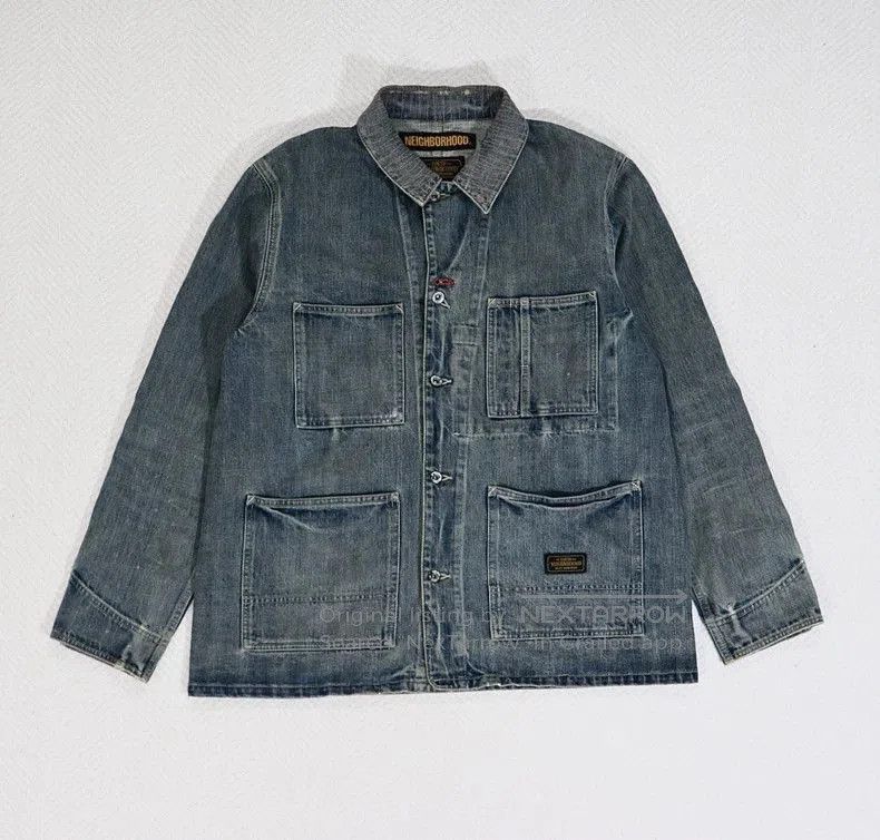 Neighborhood Neighborhood 18ss Savage Coverall Denim Jacket. Size US XL / EU 56 / 4 - 1 Thumbnail