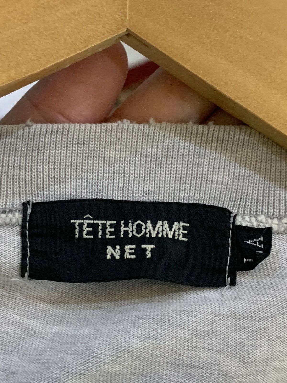 Issey Miyake × Tete Homme × Vintage Tete Homme Net T-Shirt Size US L / EU 52-54 / 3 - 10 Thumbnail