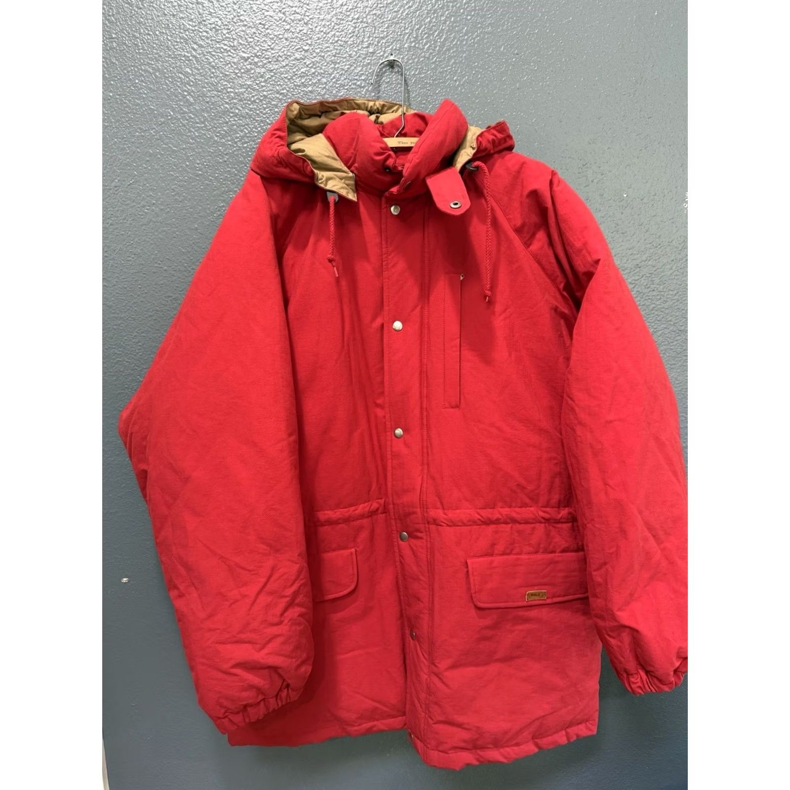 Ralph Lauren VINTAGE Polo Ralph Lauren Red Heavy Down Parka Zip Jacket 90’s Men’s Large Size US L / EU 52-54 / 3 - 3 Thumbnail