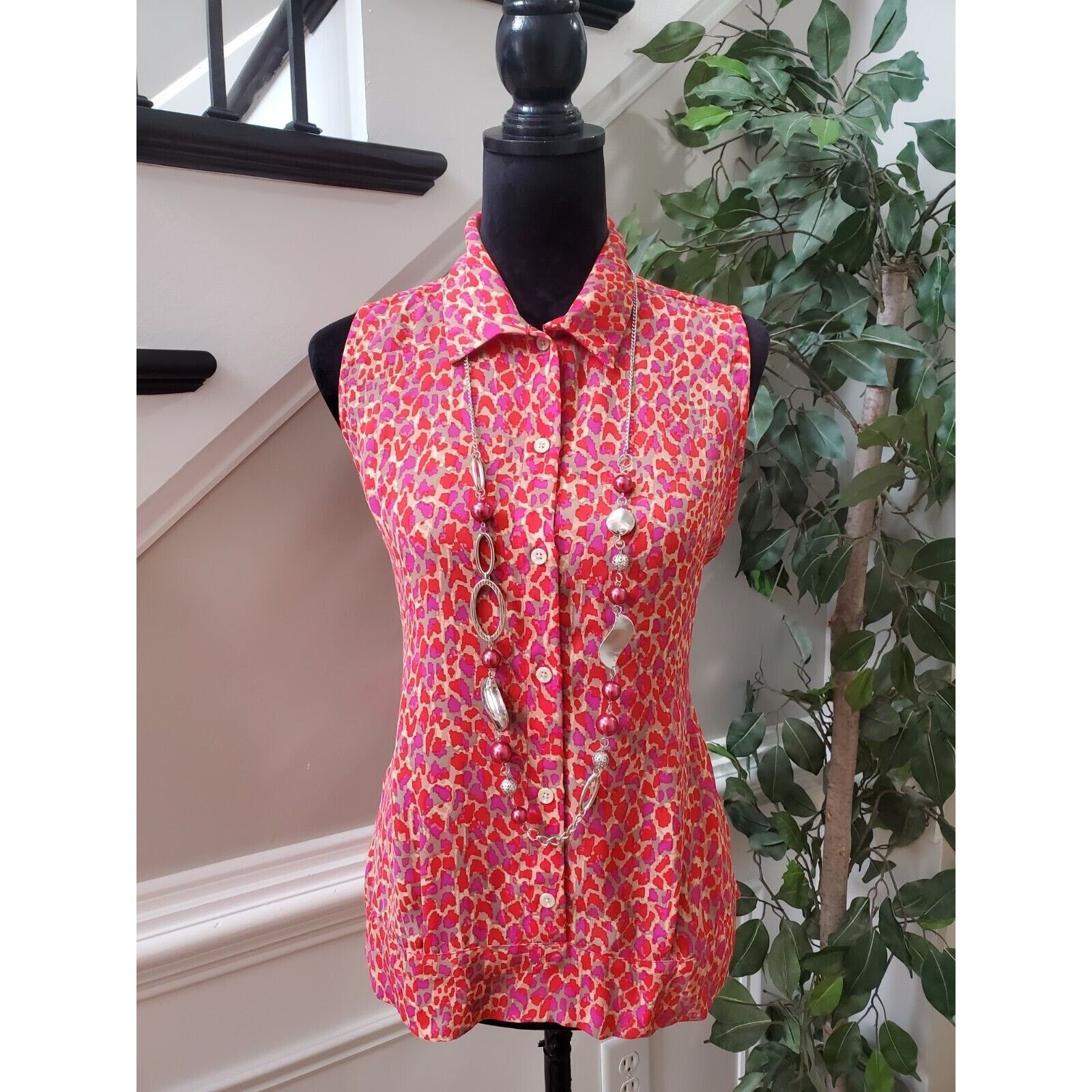 Other Cabi Heartbreaker Sleeveless Blushing Skin Top Blouse Small Size S / US 4 / IT 40 - 1 Thumbnail