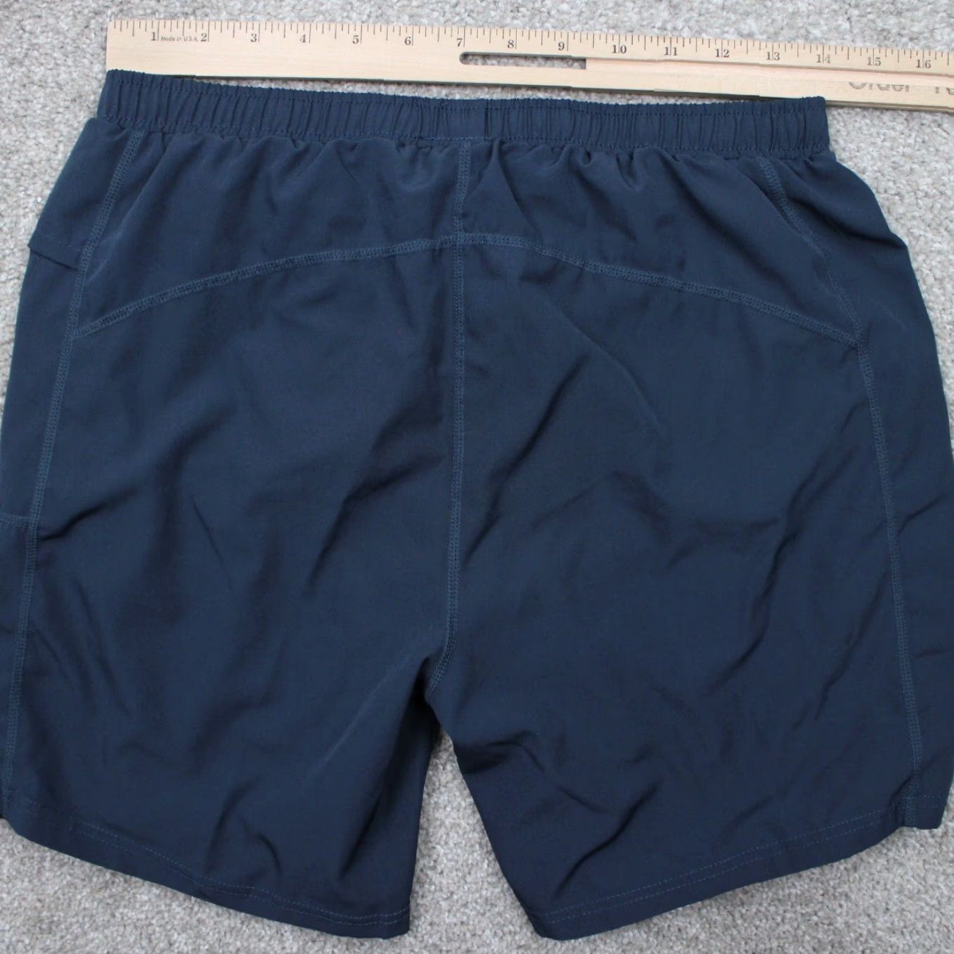 Vintage Swet Tailor Shorts Mens Small Blue Drawstring 7" Inseam Athletic Gym & Training | 93% Polyester 7% Spandex Size US 29 - 7 Thumbnail