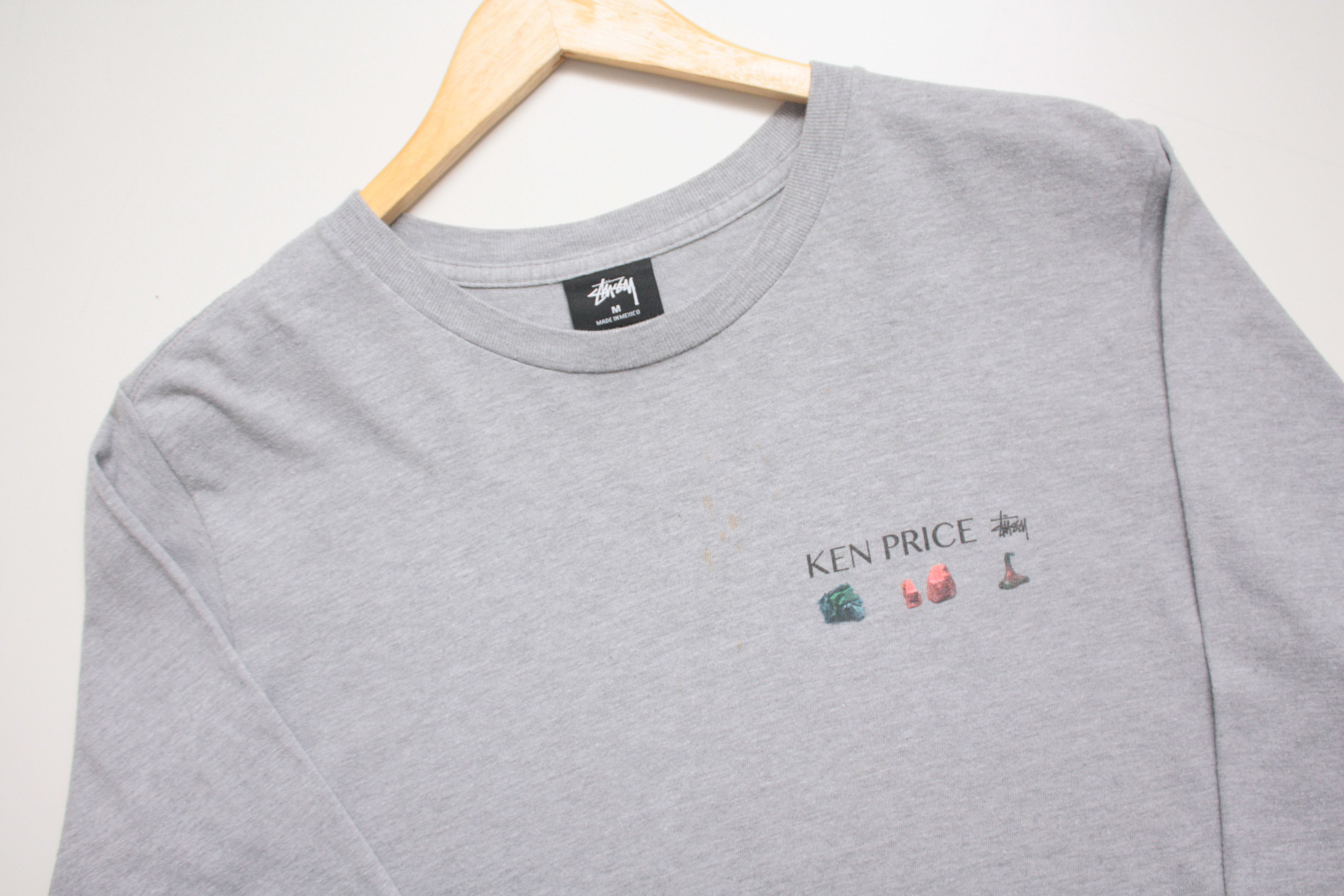 Stussy Stussy X Ken Price Grey Longsleeve T-Shirt Men's Medium Size US M / EU 48-50 / 2 - 4 Thumbnail