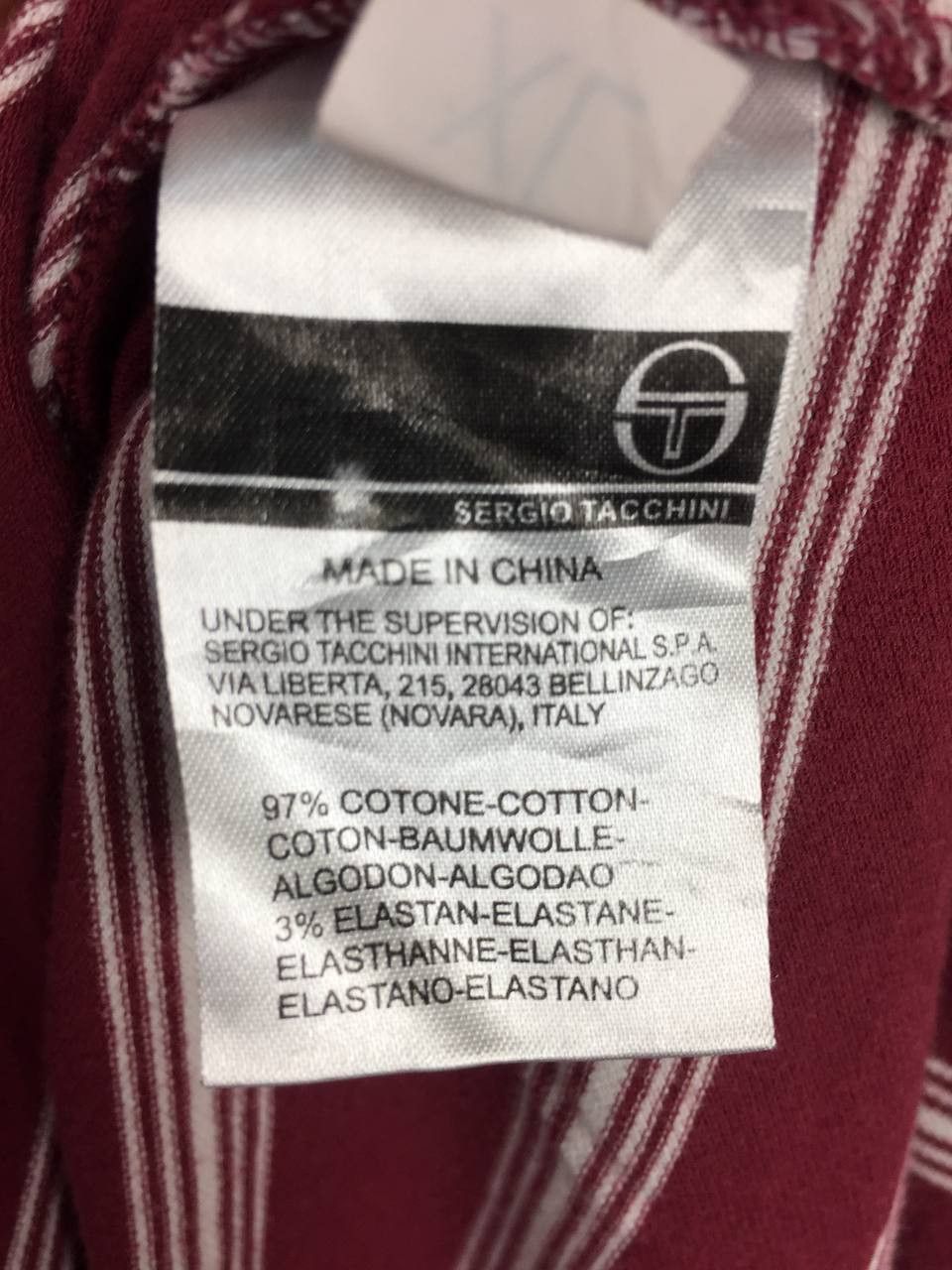 Sergio Tacchini Sergio Tacchini Embroidered Logo Casual Striped Polo Shirt Size US XL / EU 56 / 4 - 9 Thumbnail