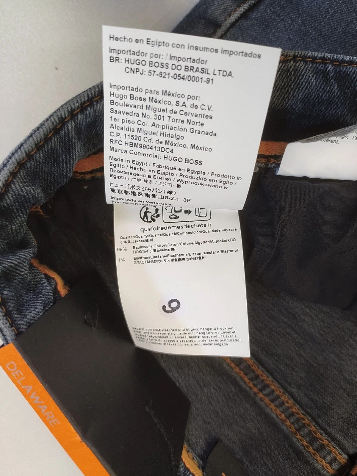 Hugo Boss HUGO BOSS DELAWARE Slim fit men's Jeans T 1221 Size US 32 / EU 48 - 9 Thumbnail