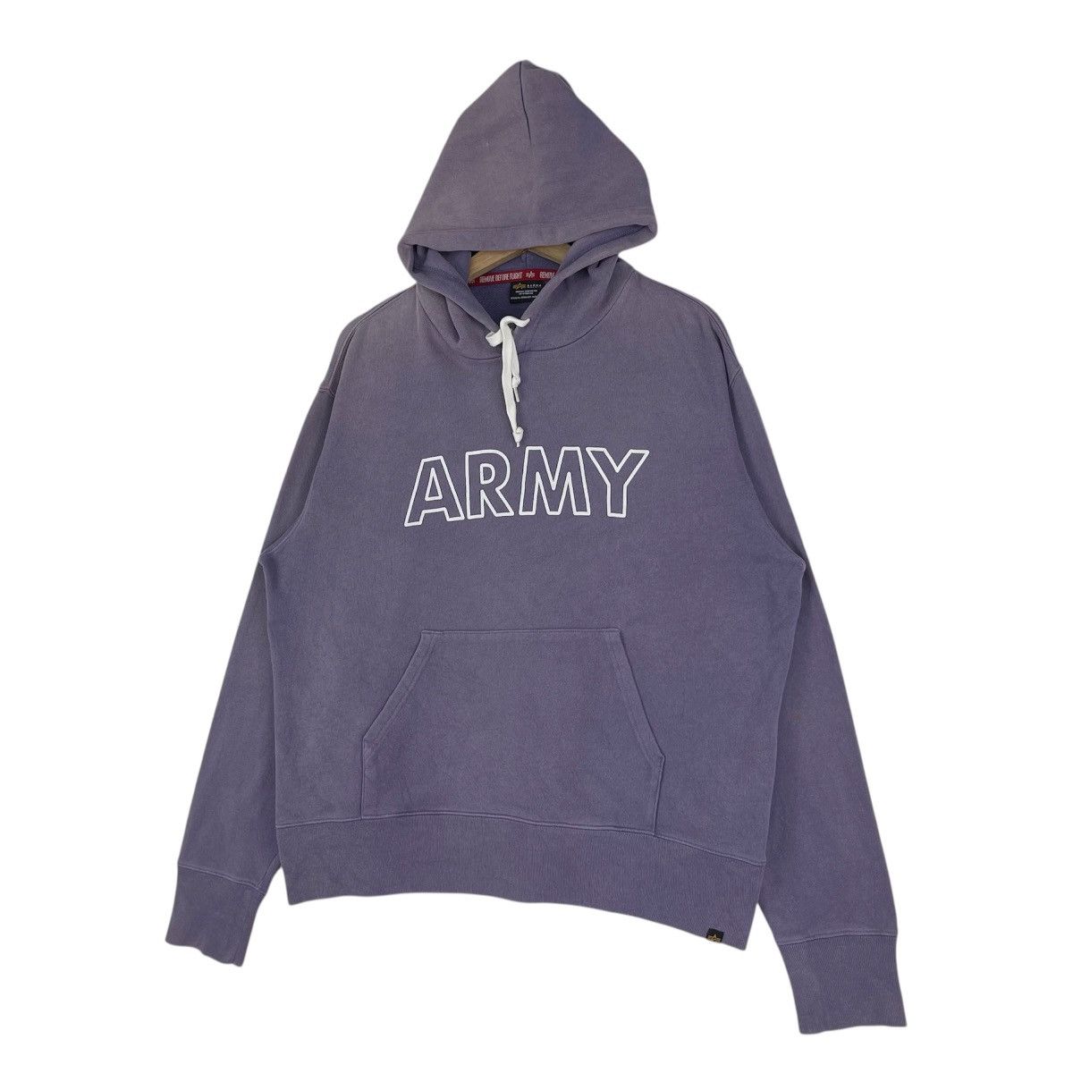 Alpha Industries Vintage Alpha Industries Army Hoodie Size US XL / EU 56 / 4 - 2 Thumbnail