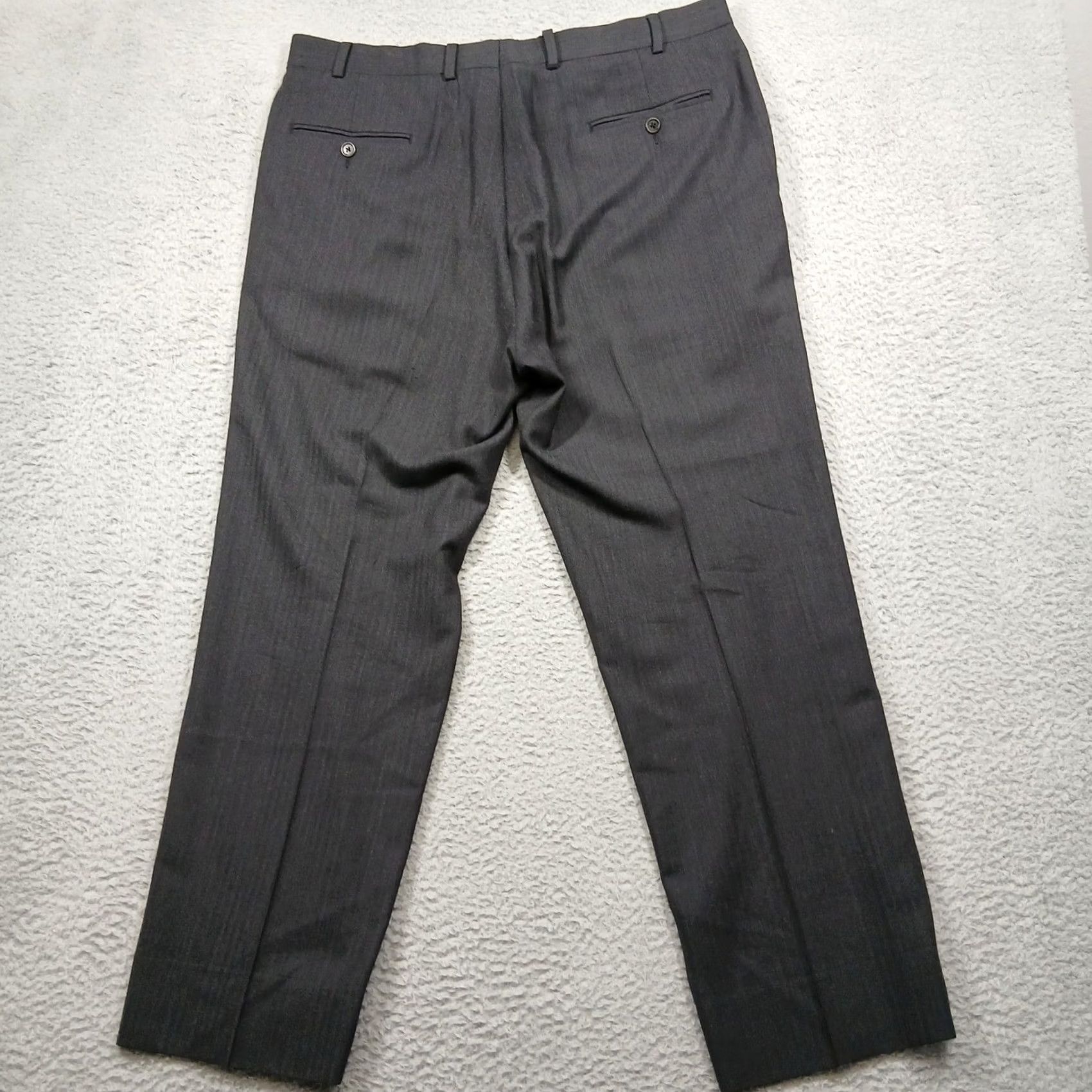 Brooks Brothers Brooks Brothers 346 Dress Pants Men's 38x31 Charcoal Wool Blend Stretch Size US 38 / EU 54 - 3 Thumbnail