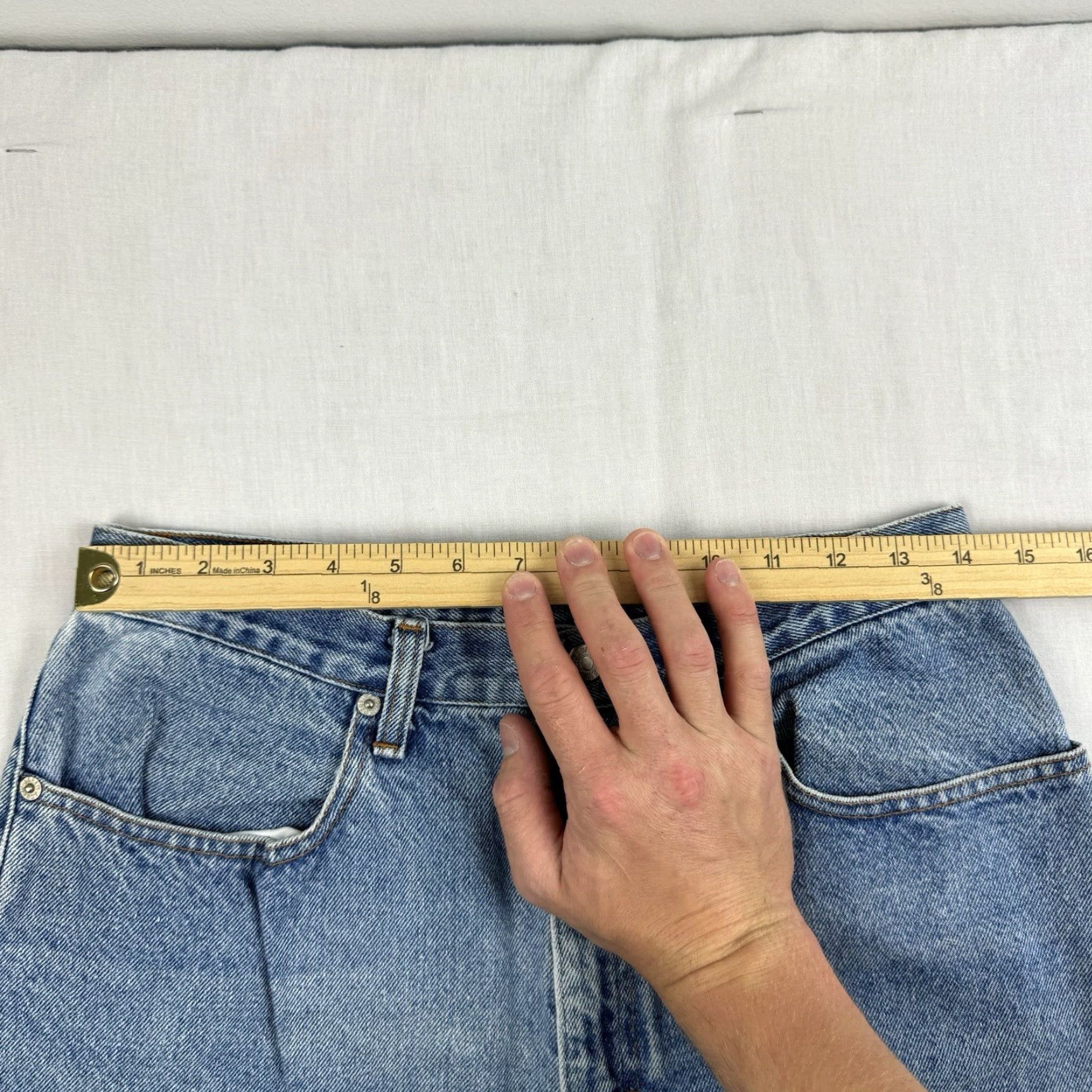 J.Crew VINTAGE J.CREW Jeans Womens 12 Blue High Rise Mom 90s USA Hipster Size 34" / US 12 / IT 48 - 5 Thumbnail
