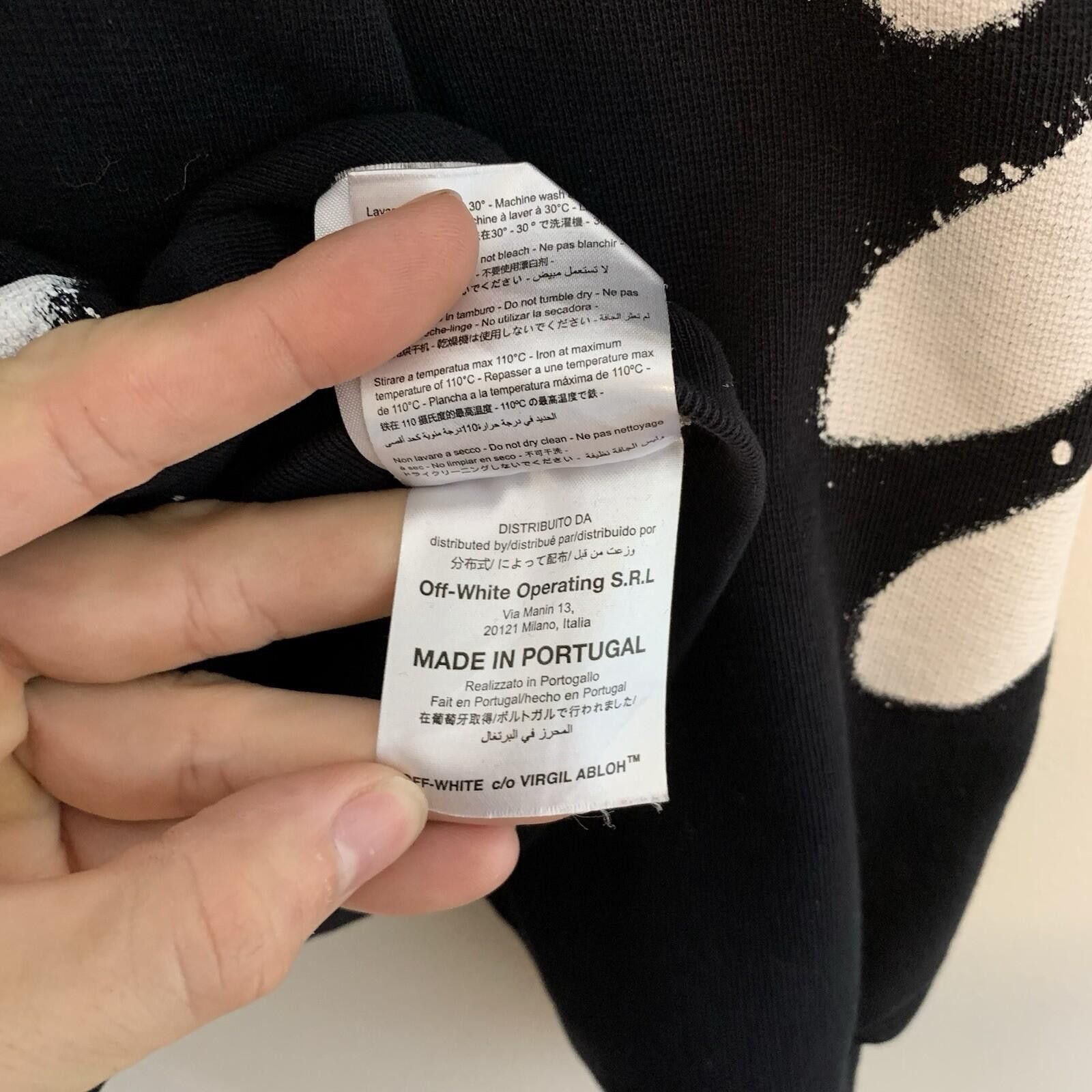 Off-White Off White Diag Spray Zip Up Hoodie Black Size M Size US 32 / EU 48 - 8 Thumbnail