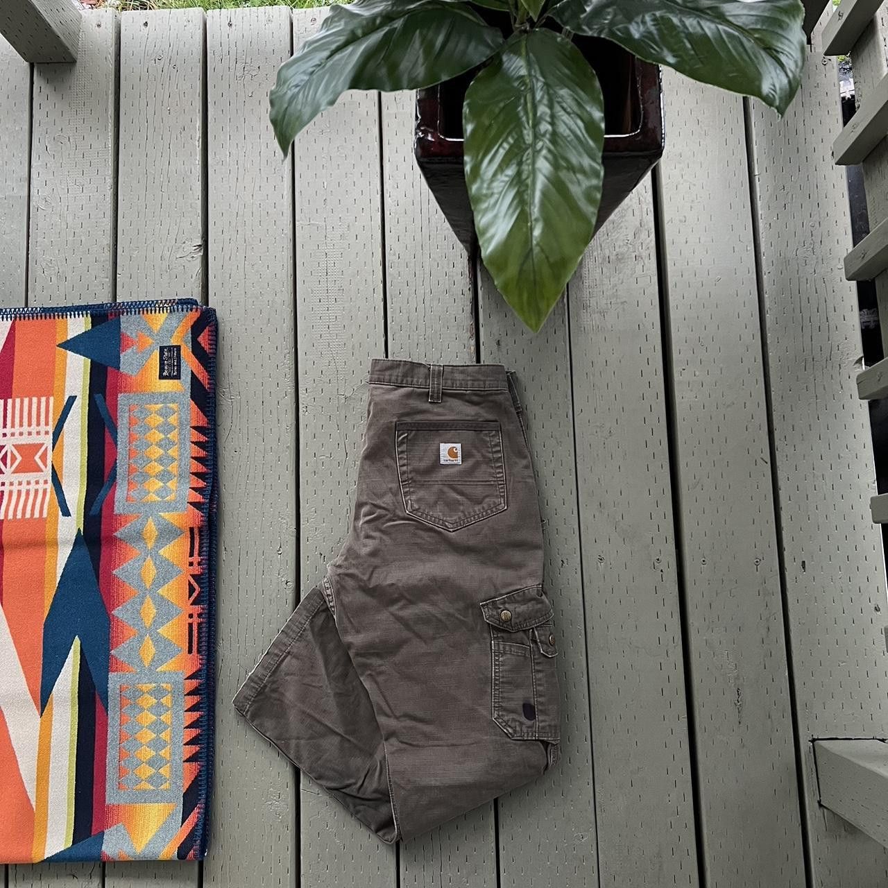 Carhartt × Vintage CARHARTT Cargo Pants carpenter double knee work Size US 34 / EU 50 - 1 Thumbnail
