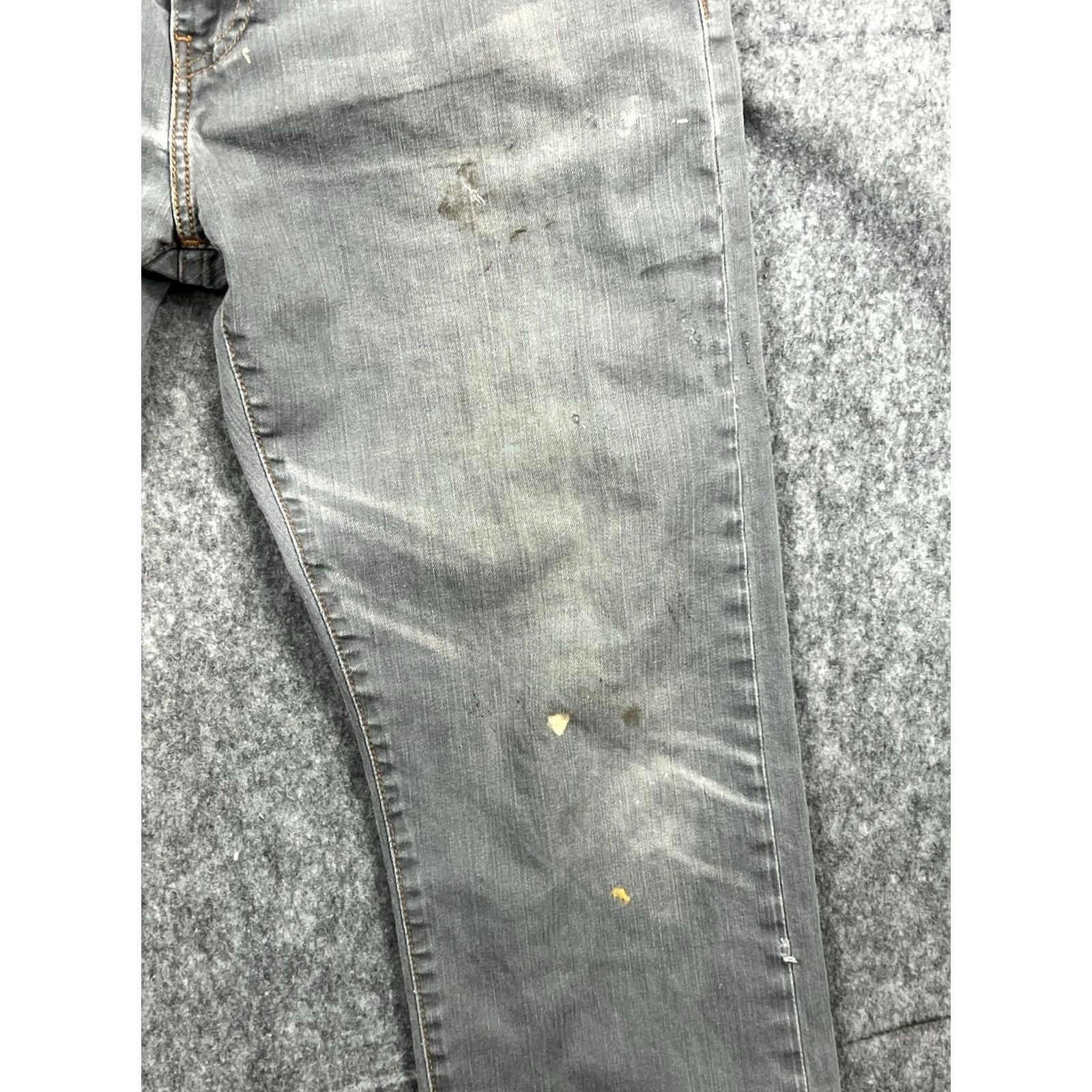 Levi's VINTAGE Levi's 504 Jeans Mens Light Gray Regular Fit Straight 34x30 80s 90s City Denim Straight Mens Size US 34 / EU 50 - 7 Thumbnail