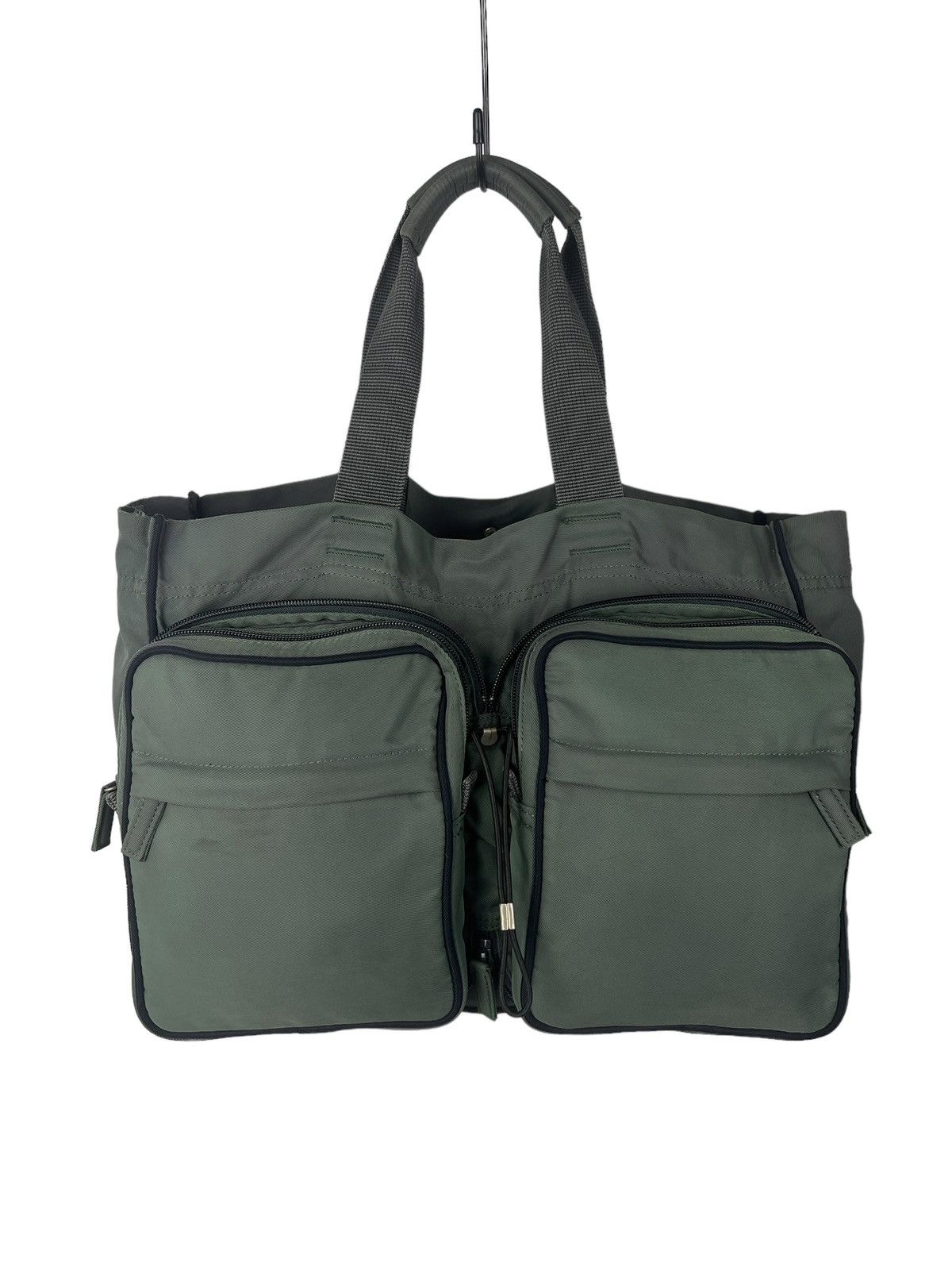 Issey Miyake AW2000 Issey Miyake Teal Convertible Tactical Tote Bag Size ONE SIZE - 7 Thumbnail