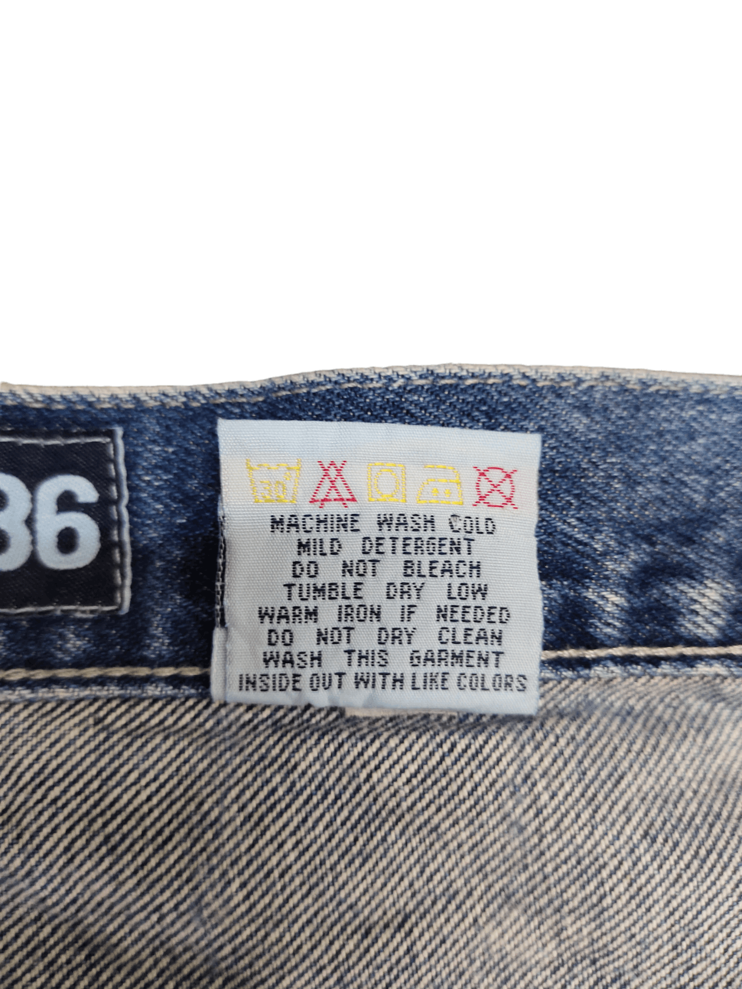 Mecca Vintage 90s Mecca Carpenter Wide Leg Denim Baggy Jeans Size US 36 / EU 52 - 10 Thumbnail