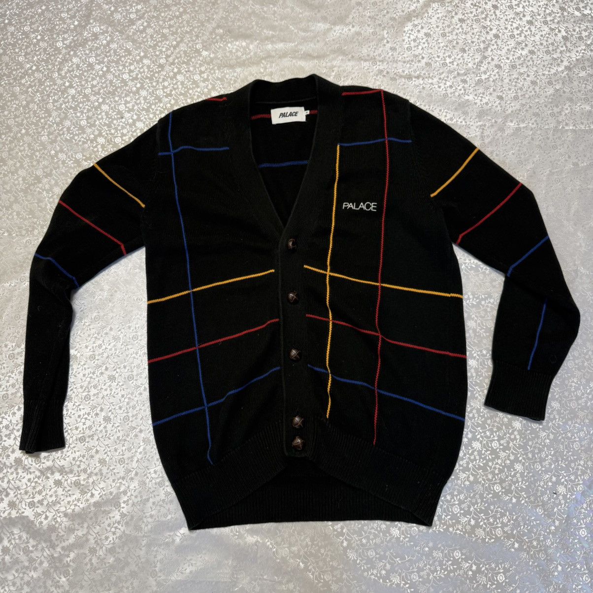 Palace Palace Chill Cardigan Snow Leopard | Grailed