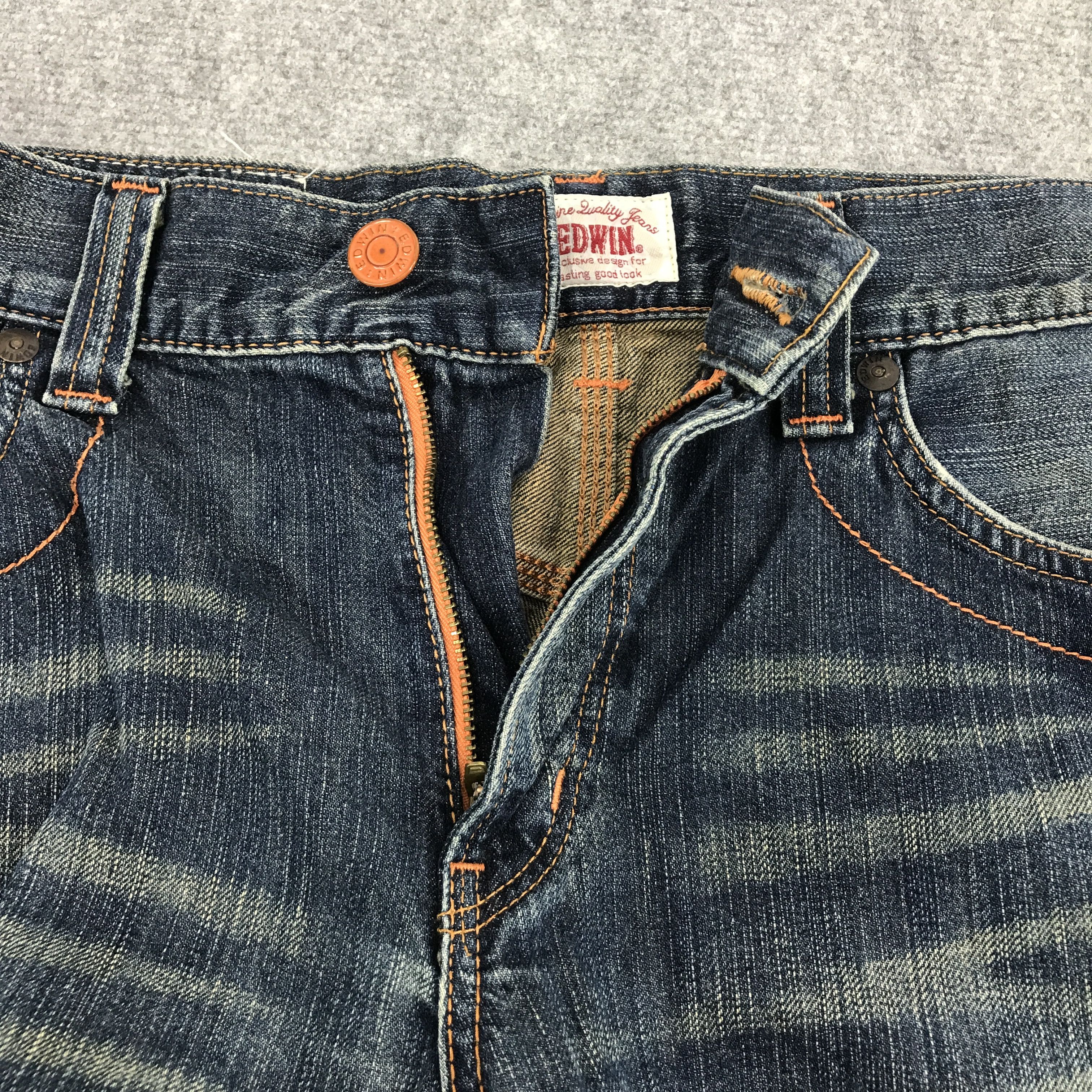 Edwin JAPAN EDWIN DISTRESSED JEAN PANTS Size US 34 / EU 50 - 3 Thumbnail