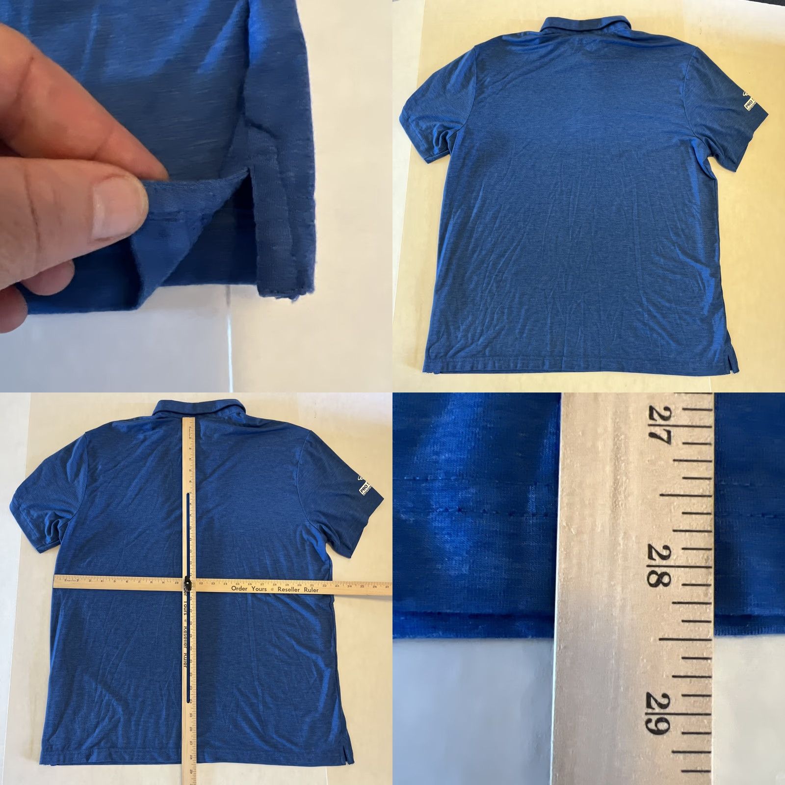 George VINTAGE Rare Joey “Jaws” Chestnut July 4th Polo Shirt Large New Mens Polo Shirt Blue 100% Cotton Jaws Theme Collection Size US L / EU 52-54 / 3 - 8 Thumbnail