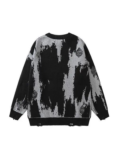 VIBE Graffiti Graphic Knit Sweater Size US L / EU 52-54 / 3 - 4 Thumbnail
