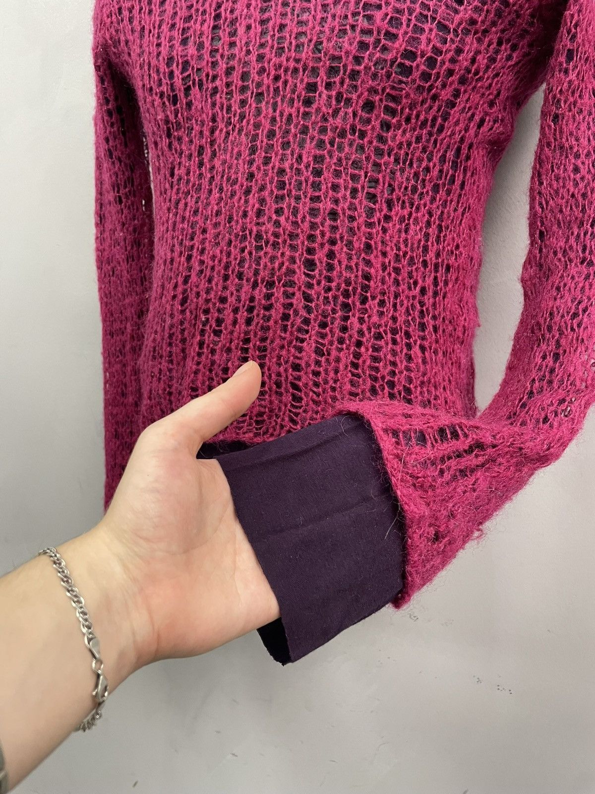 Diesel Mohair mesh sweater y2k diesel JPG style retro style Size S / US 4 / IT 40 - 4 Thumbnail