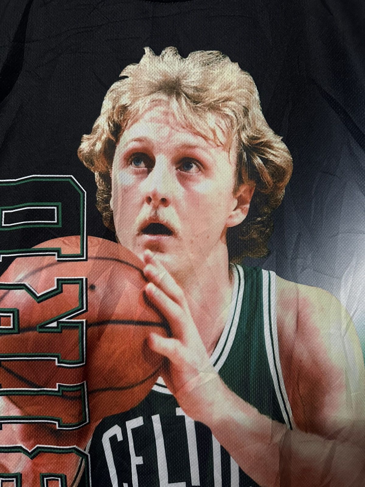 NBA × Rap Tees Rare Nba Larry Bird Big Face By Alexander Egger Jersey Tee Size US L / EU 52-54 / 3 - 2 Thumbnail