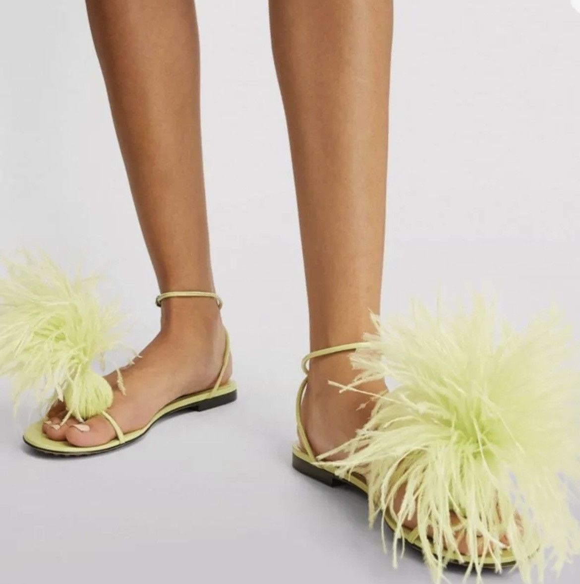 Bottega Veneta BNWB Bottega Veneta Feather Sandals EU38.5 Size US 8.5 / IT 38.5 - 11 Thumbnail