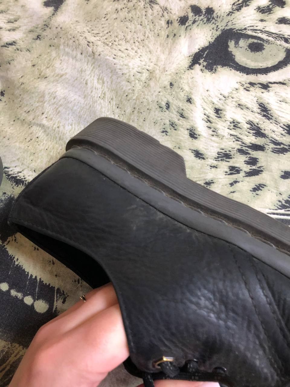 Dr. Martens Rare Vintage Dr Martens Air-Wair 1461 Black Leather Shoes Size US 8.5 / EU 41-42 - 6 Thumbnail