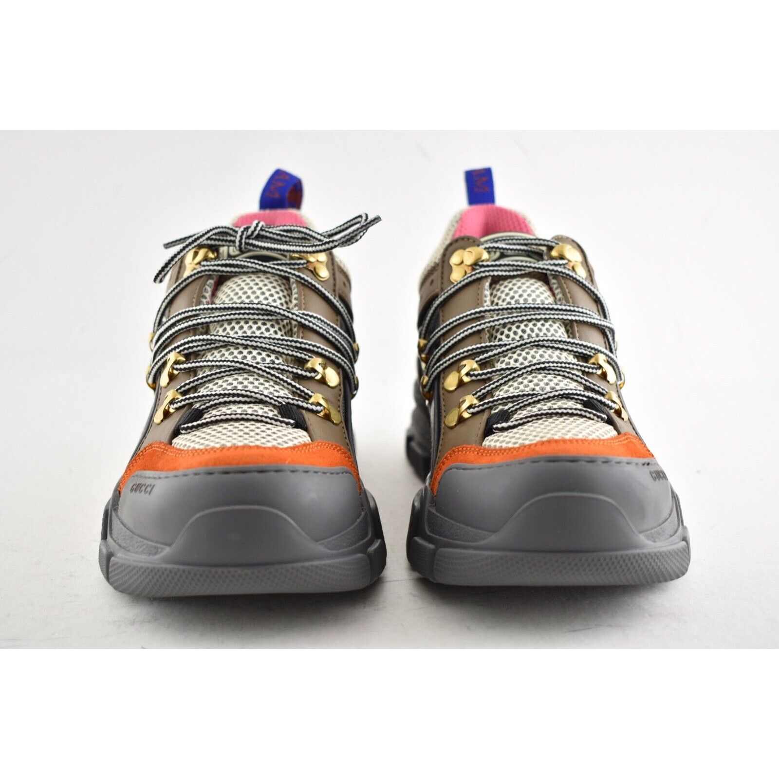 Gucci Gucci Journey Grey Orange Hiker Boot Trainer Sneaker 35.5 Size US 5.5 / IT 35.5 - 4 Thumbnail