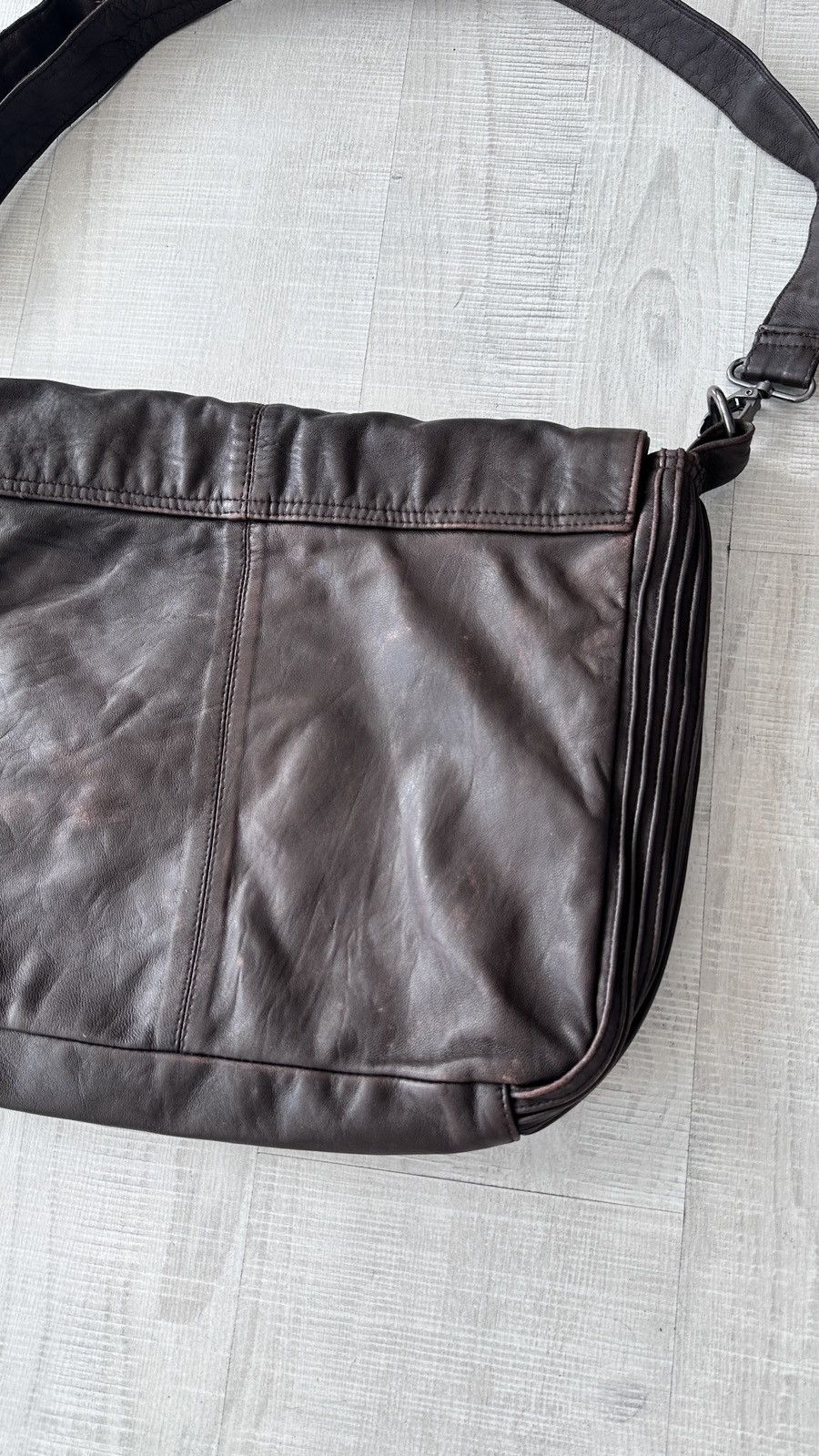 Allsaints AllSaints Infinite Leather Bag Messenger Crossbody Archive Size ONE SIZE - 14 Thumbnail