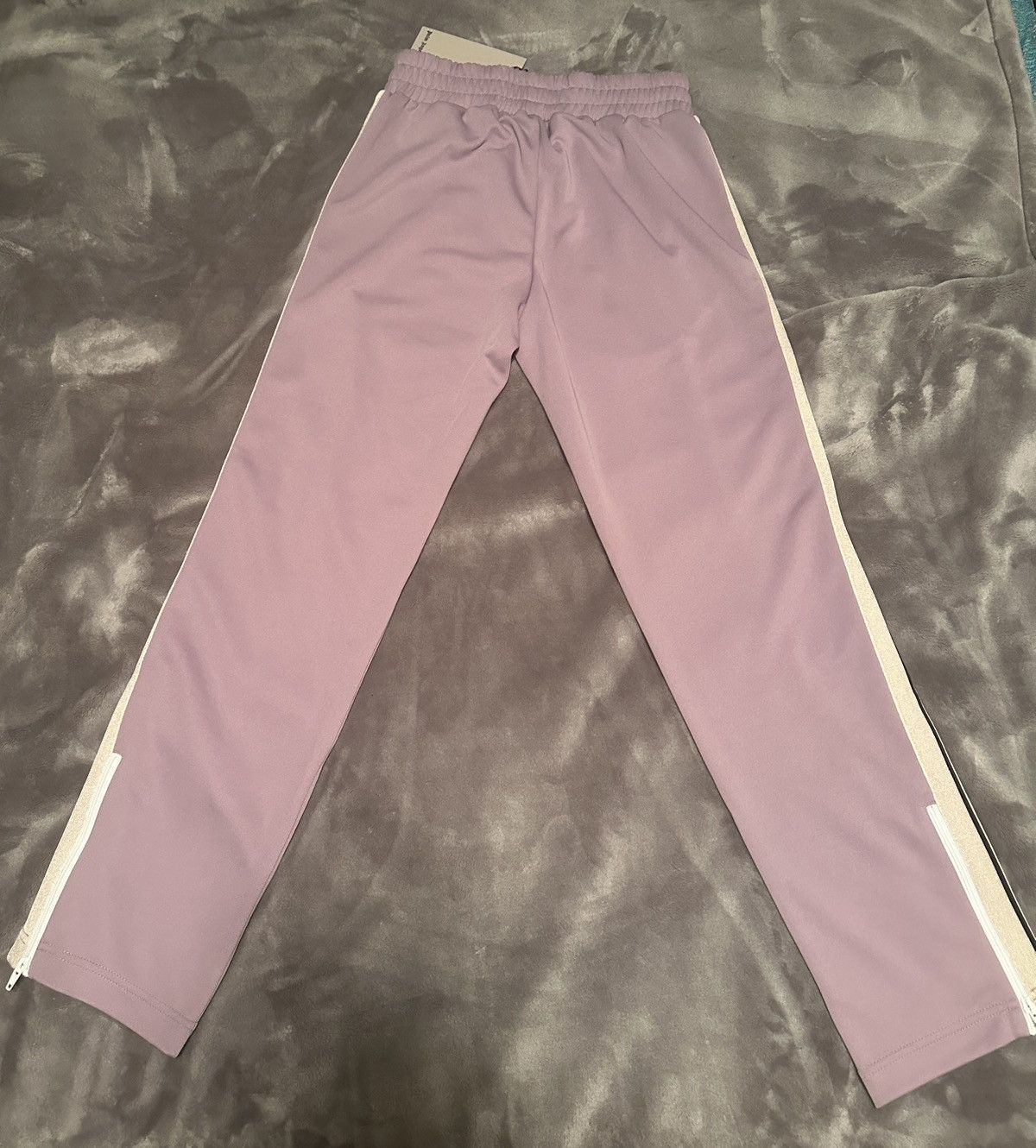 Palm Angels Classic Track Pants (Lilac Offwhite) Size US 32 / EU 48 - 2 Thumbnail