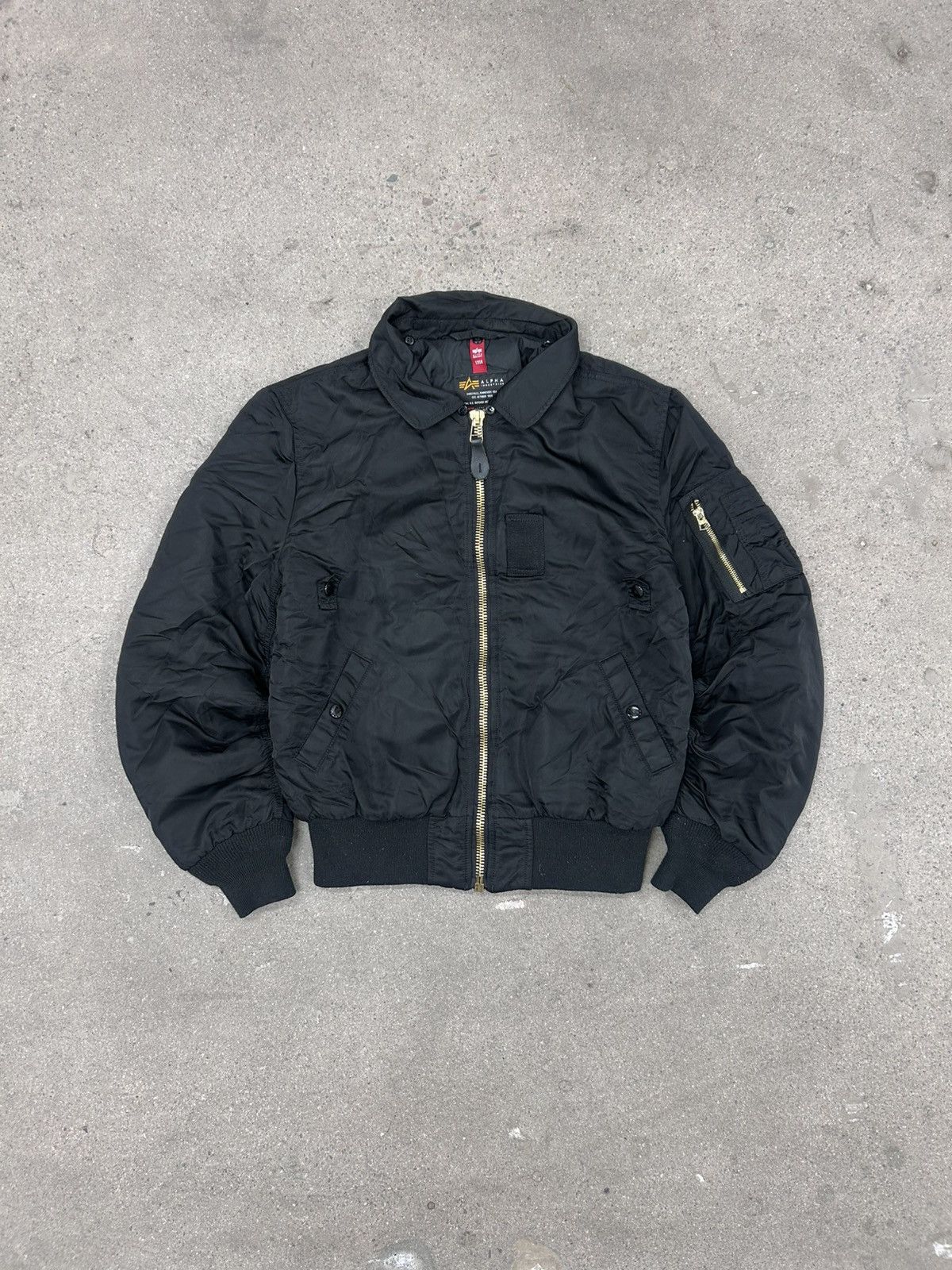 ★TYPE B-15C Type B-15C Intermediate Flight Jacket - USAF Blue Nylon 66