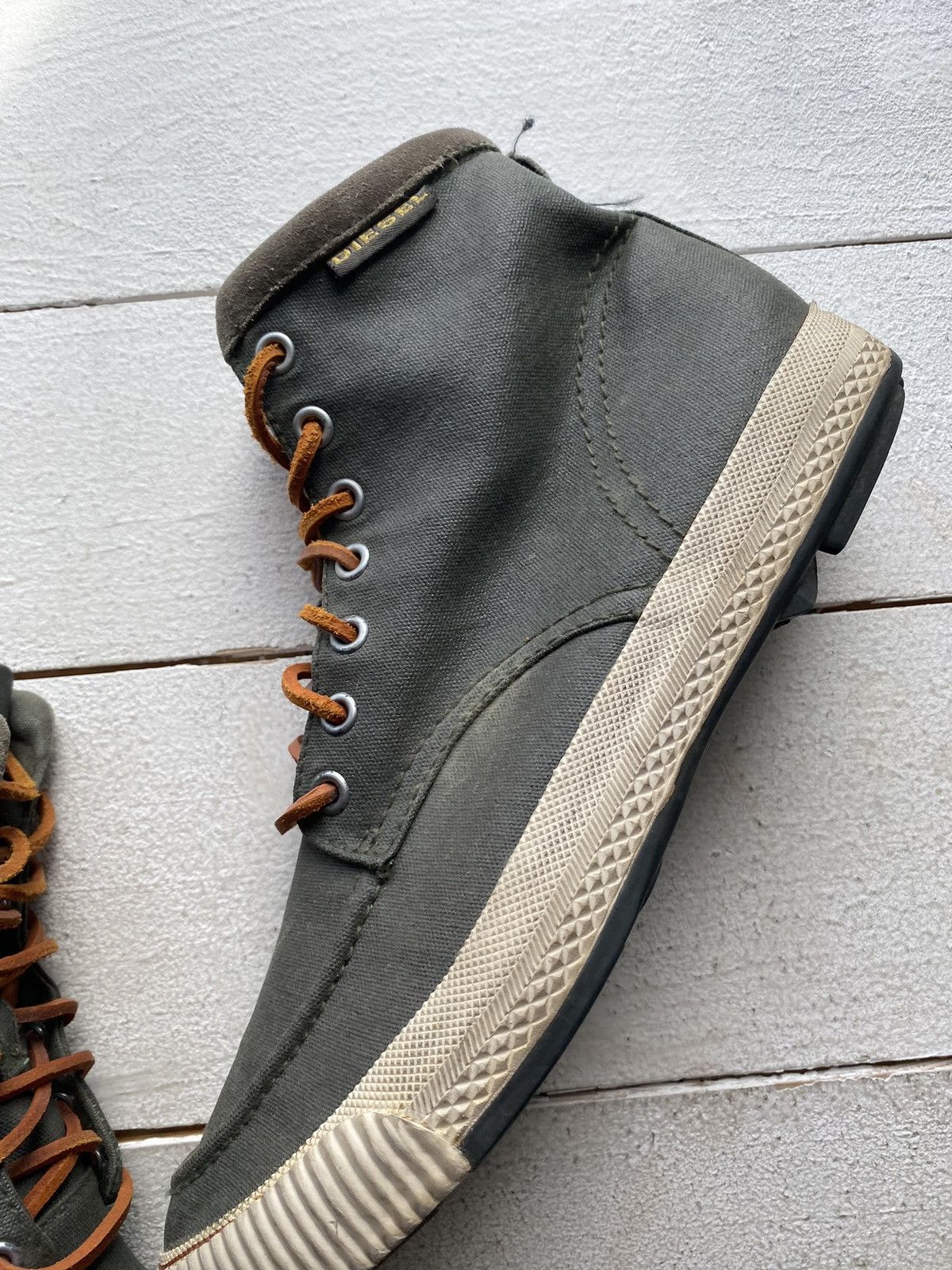 Diesel × Vintage 🔥Diesel Punk Opium Gothic High Boots Sneakers Rare y2k Size US 9 / EU 42 - 3 Thumbnail