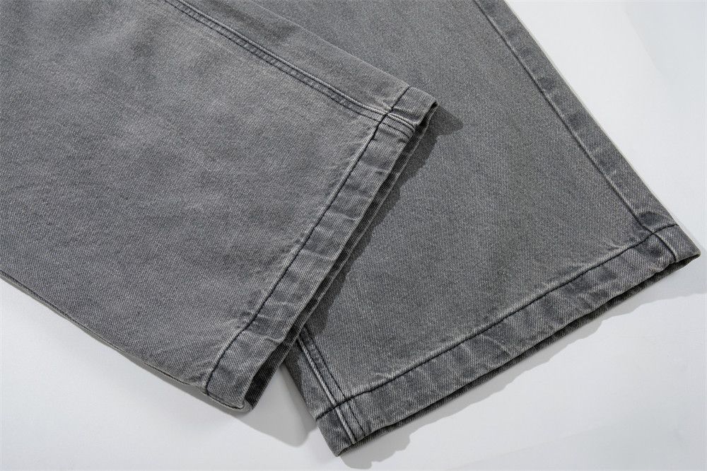 Vintage Punk retro washed distressed casual straight jeans Size US 32 / EU 48 - 6 Thumbnail