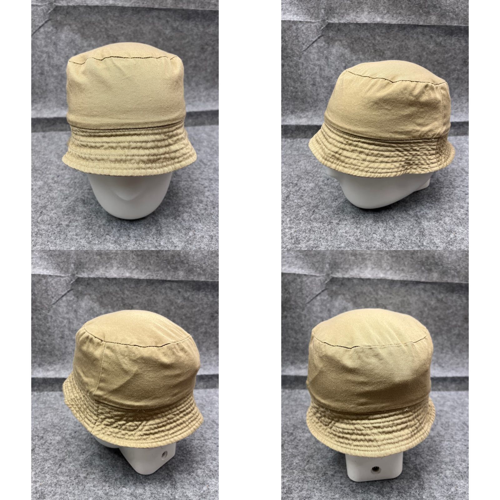 Vintage VINTAGE Bucket Hat Adult Small Beige Desert Camo Cotton Blend Reversible Size ONE SIZE - 9 Thumbnail