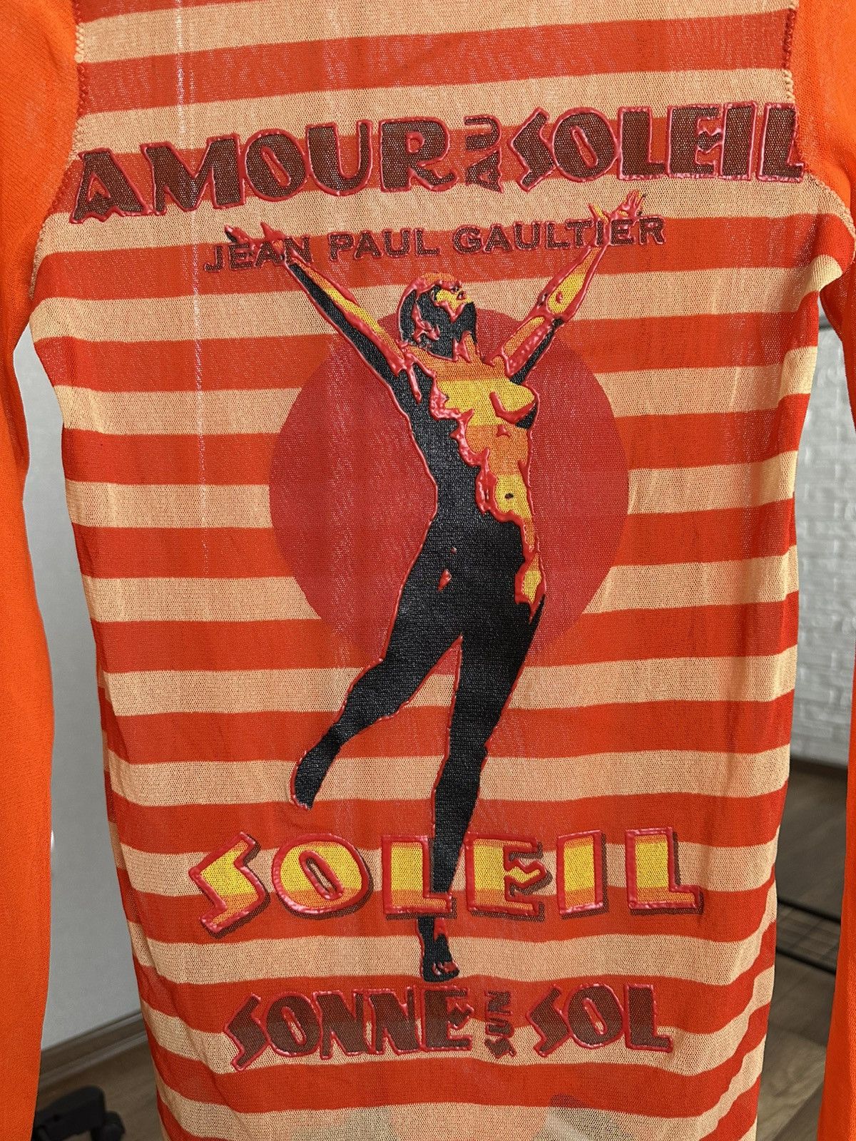 Jean Paul Gaultier Jean Paul Gaultier Amour Au Soleil JPG Vintage Mesh Top L/S Size M / US 6-8 / IT 42-44 - 6 Thumbnail