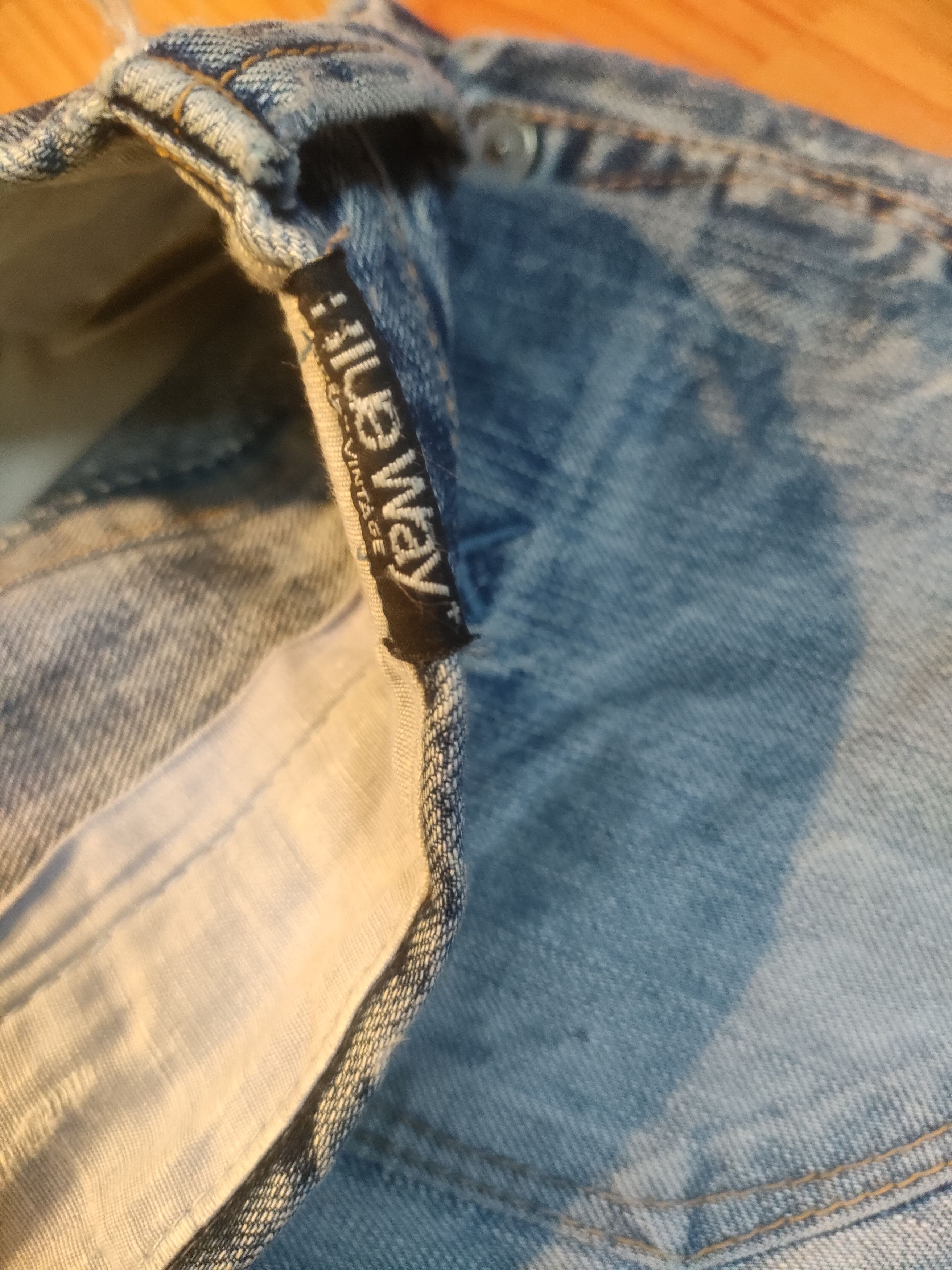 If Six Was Nine × Japanese Brand Flare🔥🔥 Blue way Bush Pants Jeans Size US 29 - 5 Thumbnail