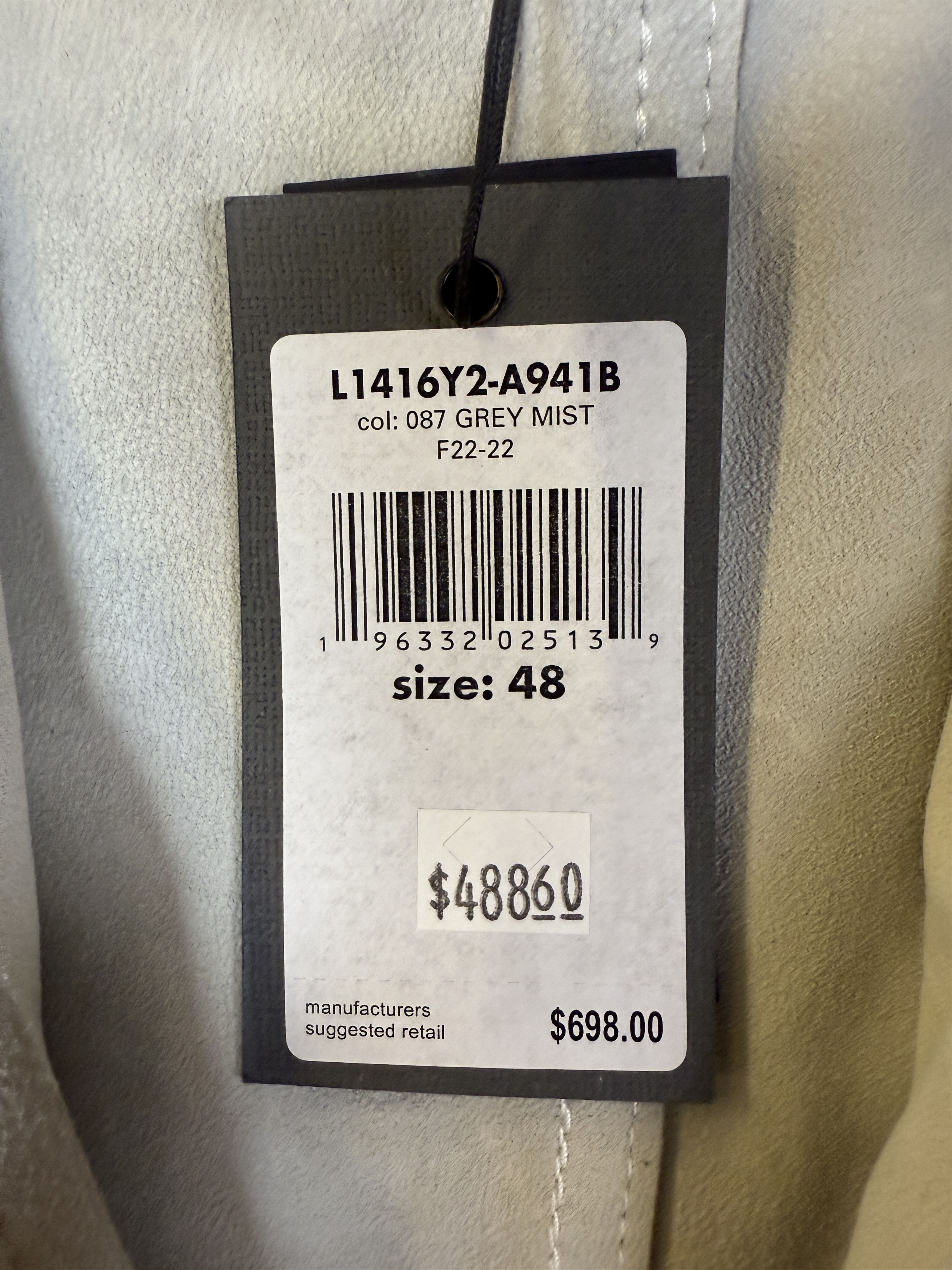 John Varvatos $698 John Varvatos Izzy Slim Fit Leather Shirt Jacket Size US M / EU 48-50 / 2 - 5 Thumbnail