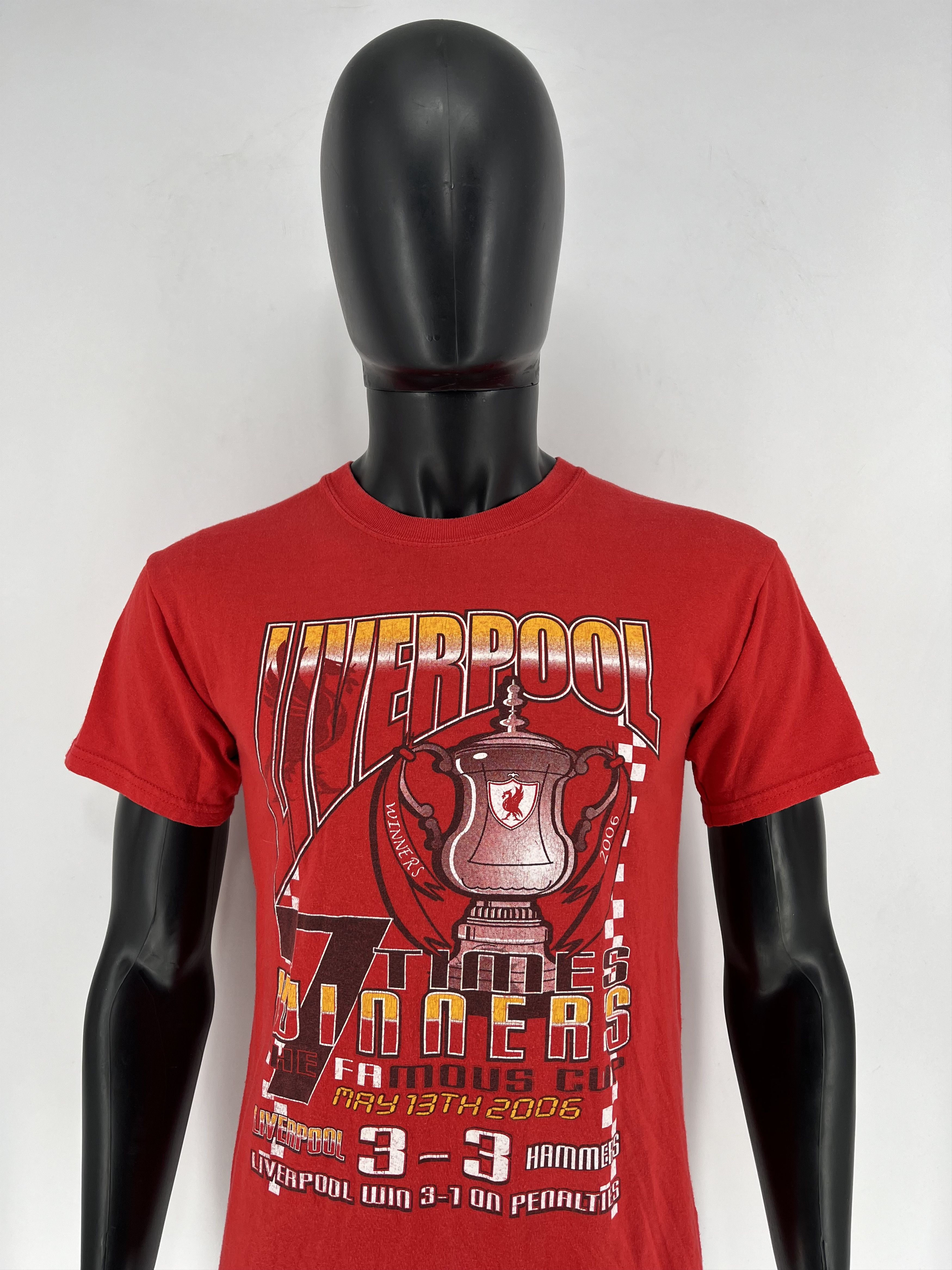 Other Vintage Football TShirt Champions League Liverpool Hammers Size US S / EU 44-46 / 1 - 1 Thumbnail