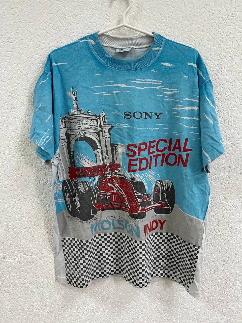 Formula 1 × Vintage Vintage 1992 Toronto Molson Indy All Over Print T Shirt Size US M / EU 48-50 / 2 - 1 Thumbnail