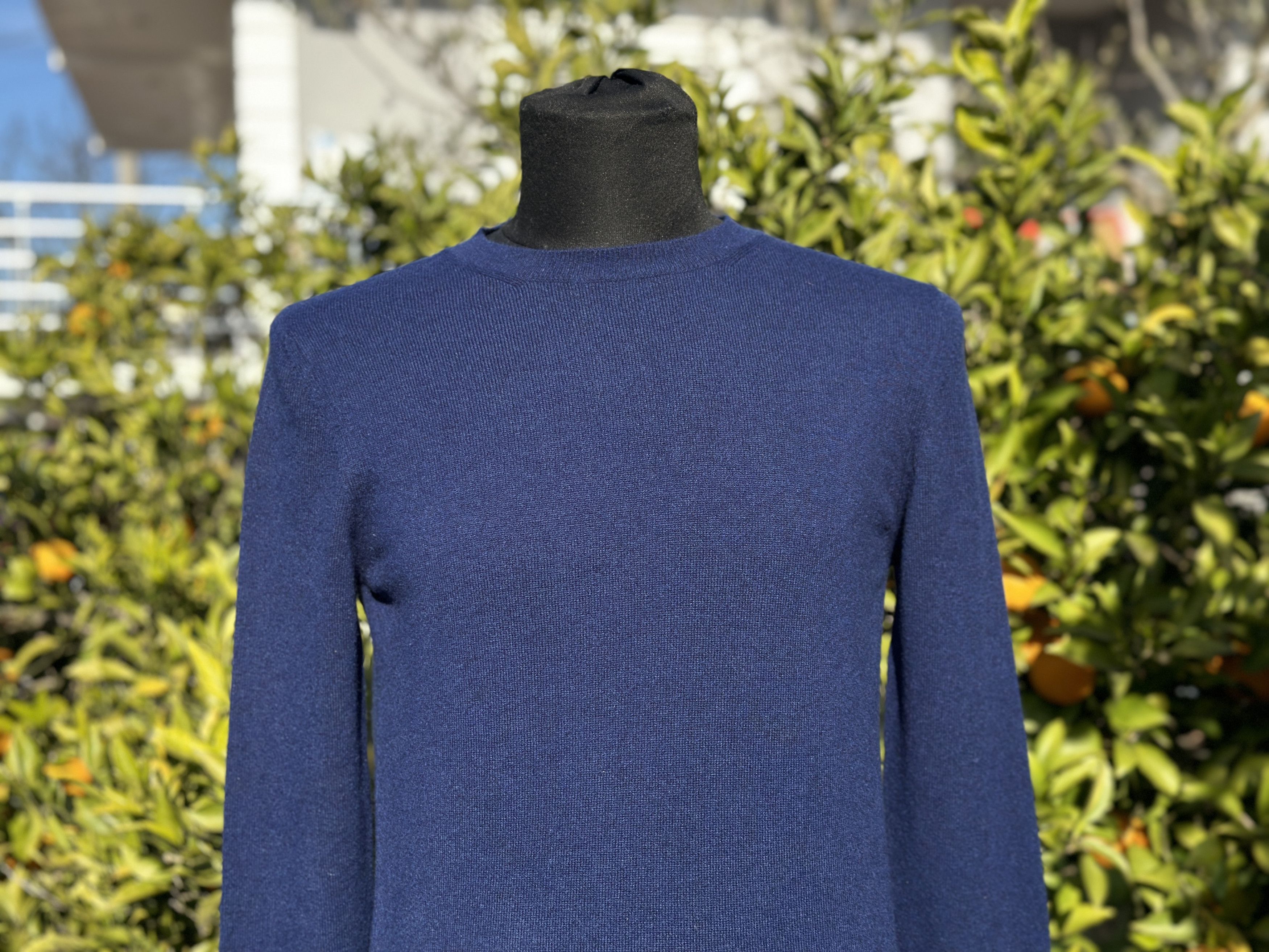 Bottega Veneta Bottega Veneta Women 100% Cashmere Knit Sweater IT44 Blue Size US S / EU 44-46 / 1 - 6 Thumbnail